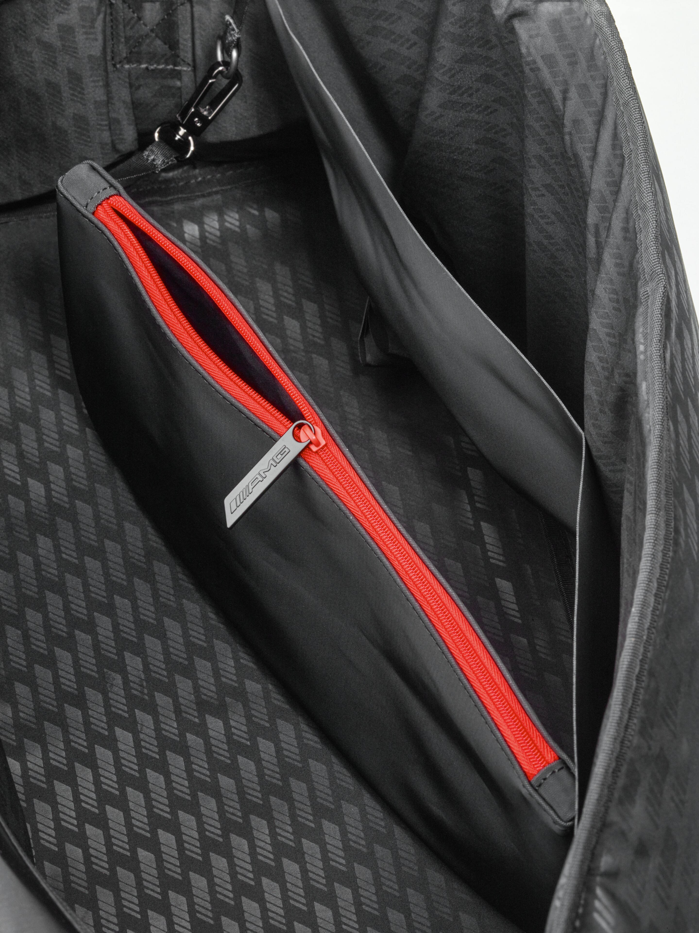 Sac de voyage AMG - noir, PVC / Polyester / Polyester