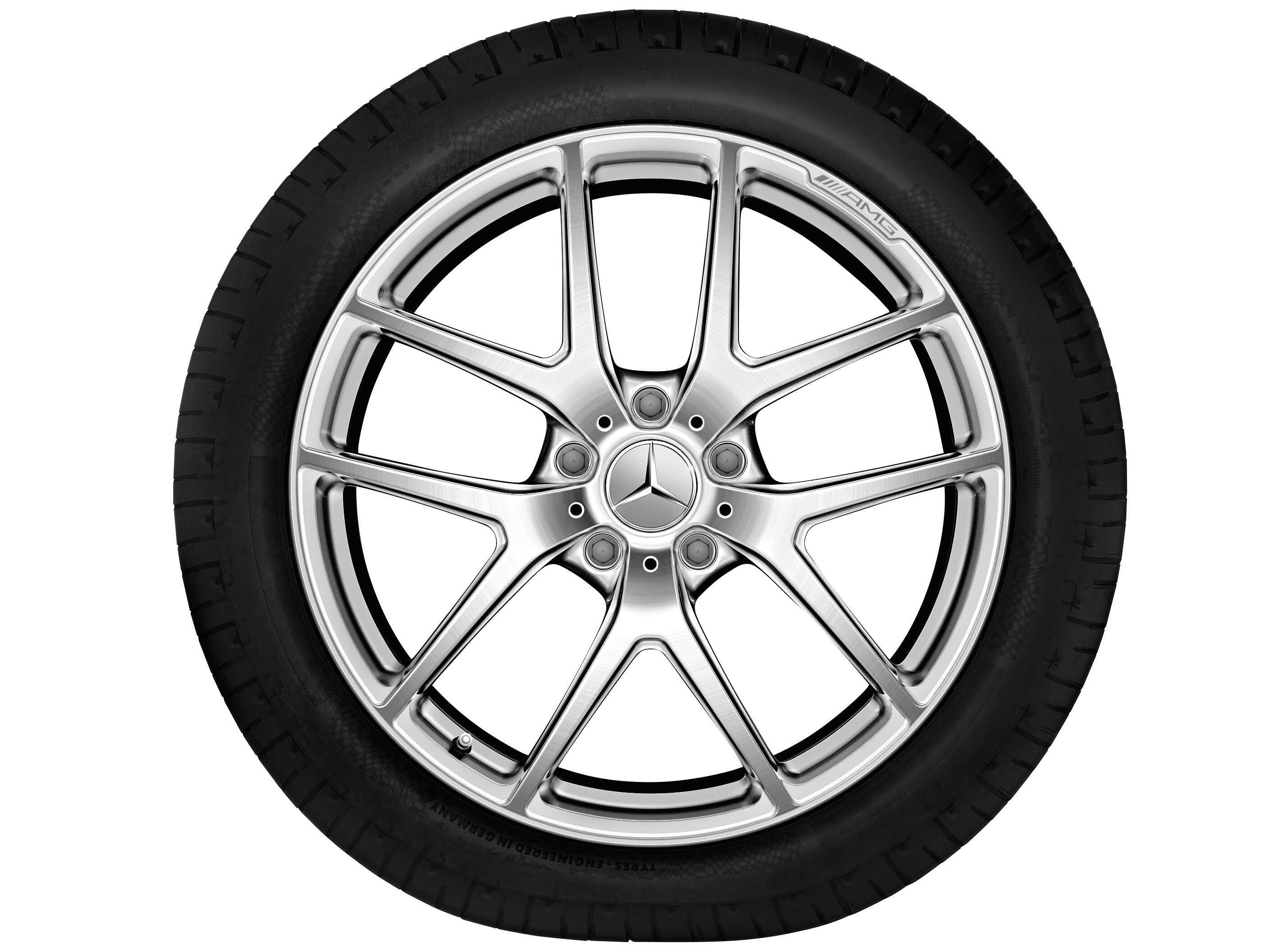 Jante forgée AMG à 5 doubles branches, 53,3 cm (21 pouces)