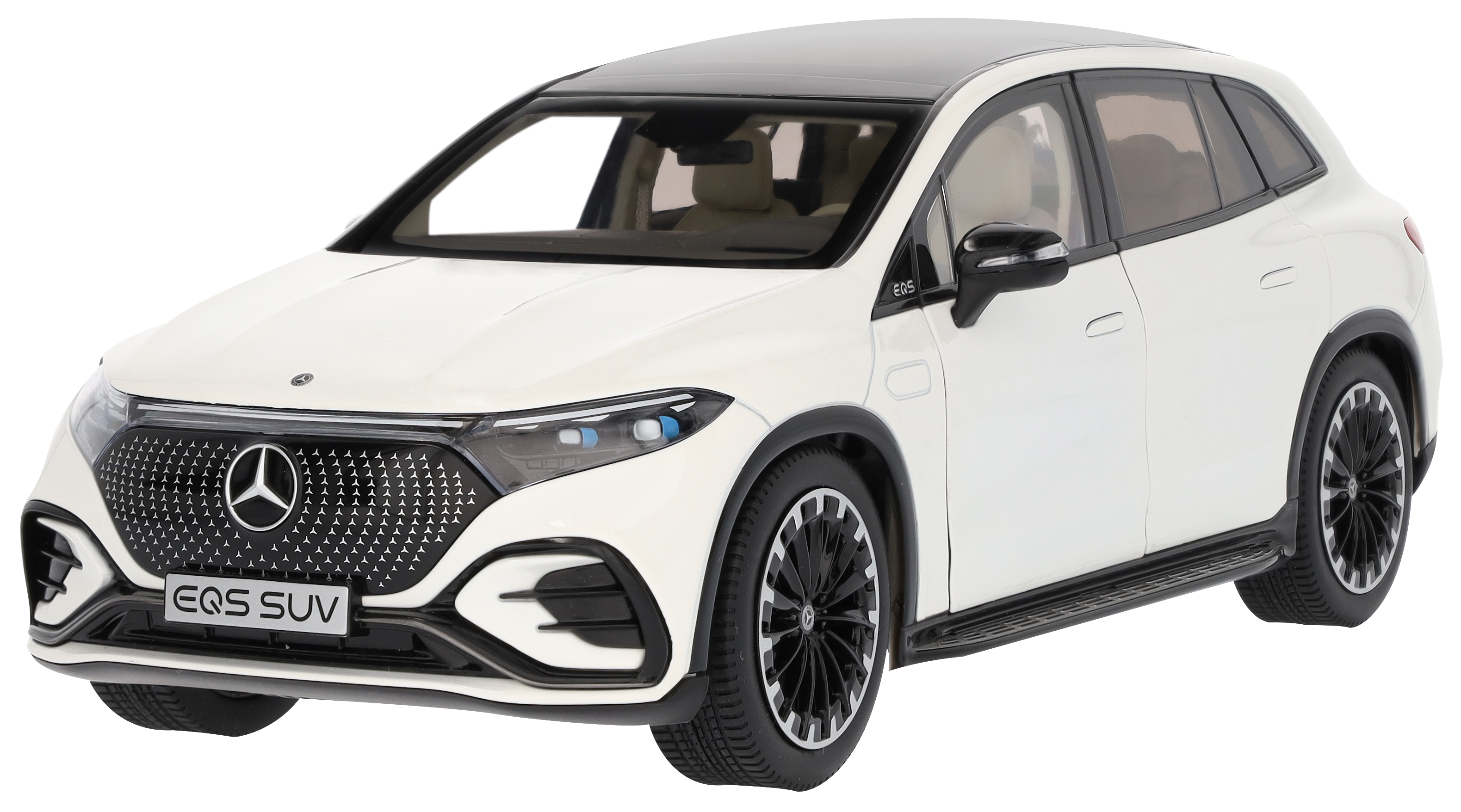 EQS SUV, AMG Line, X296 - G manufaktur blanc diamant bright, NZG, 1:18
