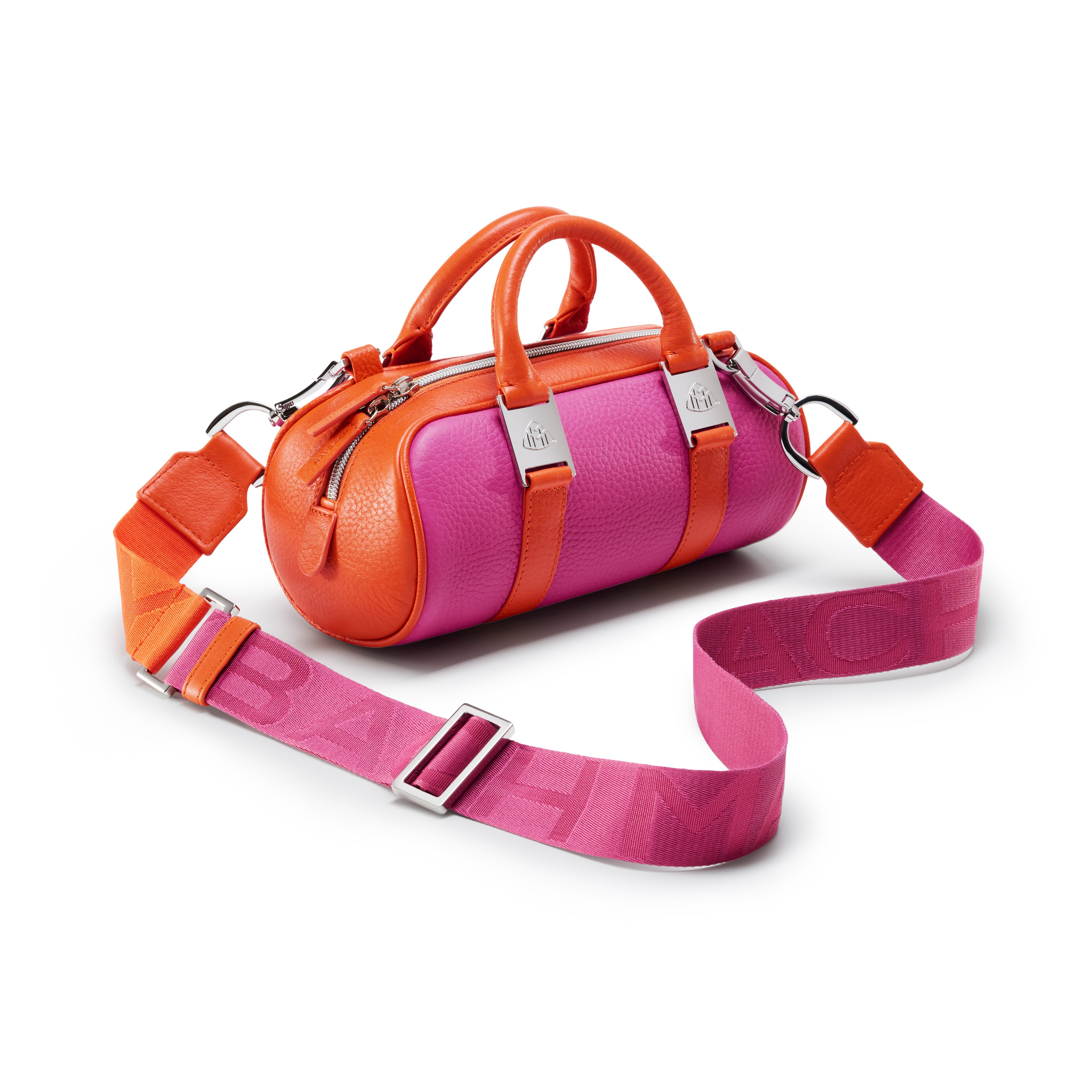 Sac à main femme, Mercedes-Maybach - rose / orange, Cuir