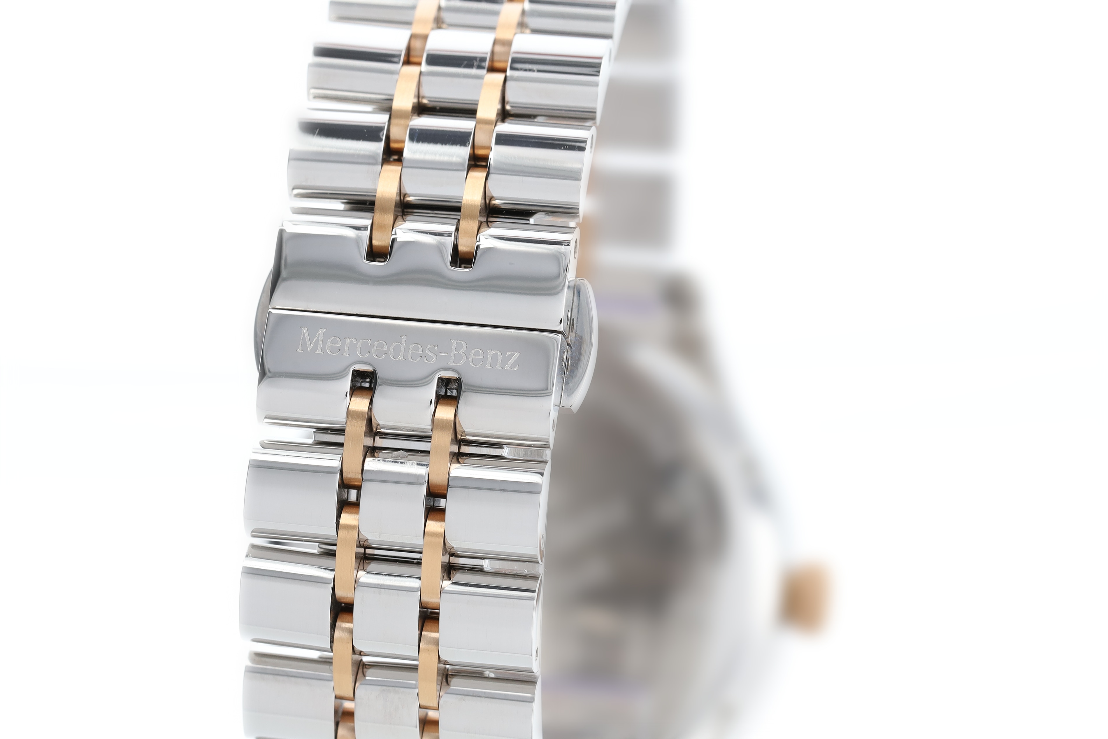 Montre homme, Classic, Elegance - noir / argenté / vermeil, Acier inoxydable
