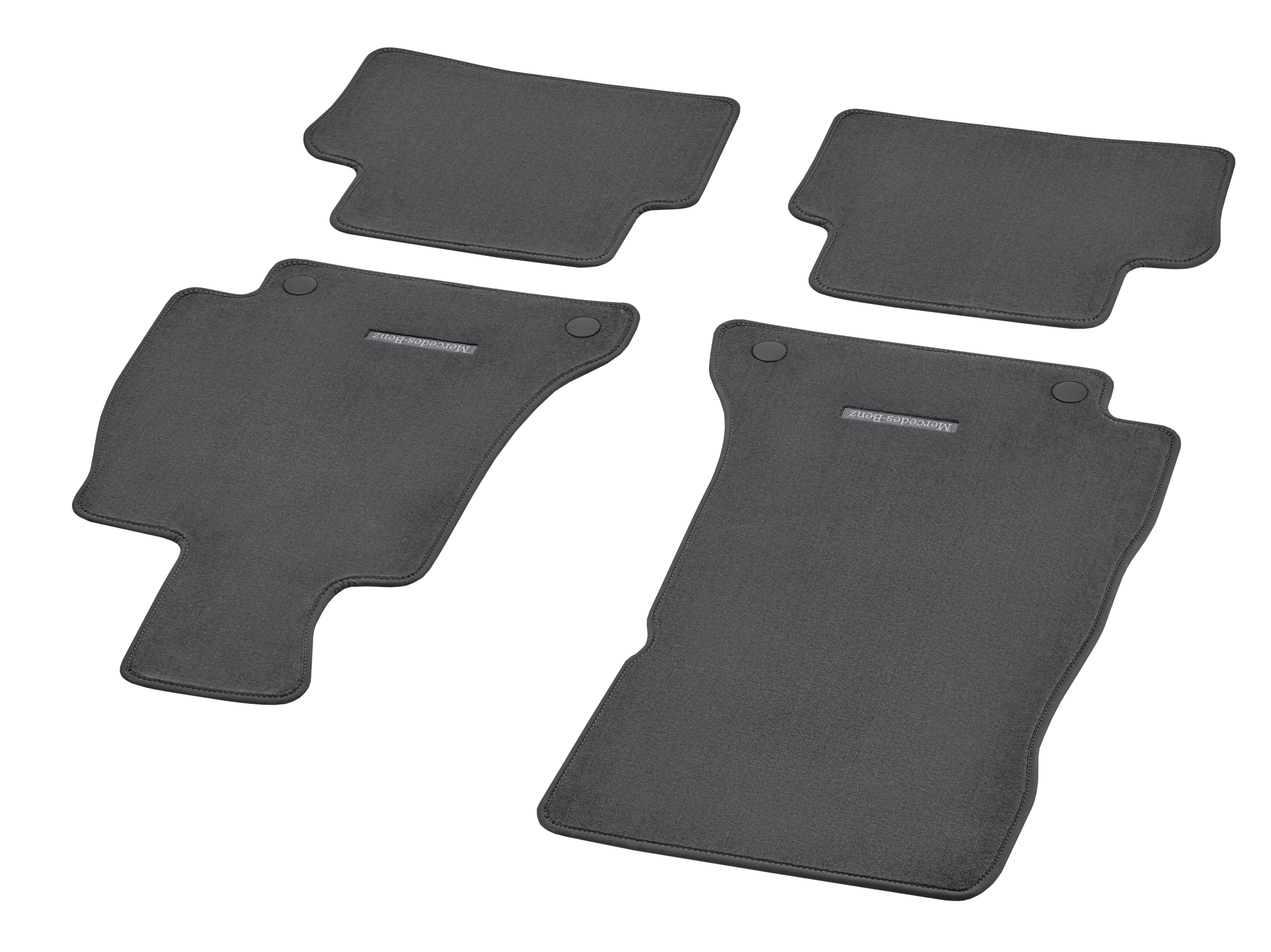 Tapis en velours CLASSIC, Kit, 4 pièces - RL, gris magma