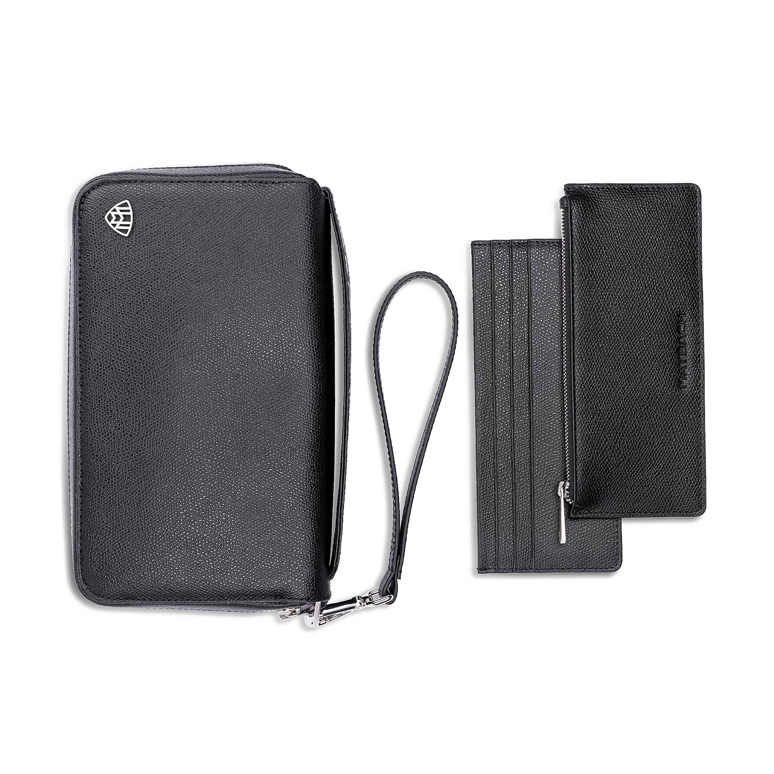 Porte-monnaie homme, Mercedes-Maybach - noir, Cuir
