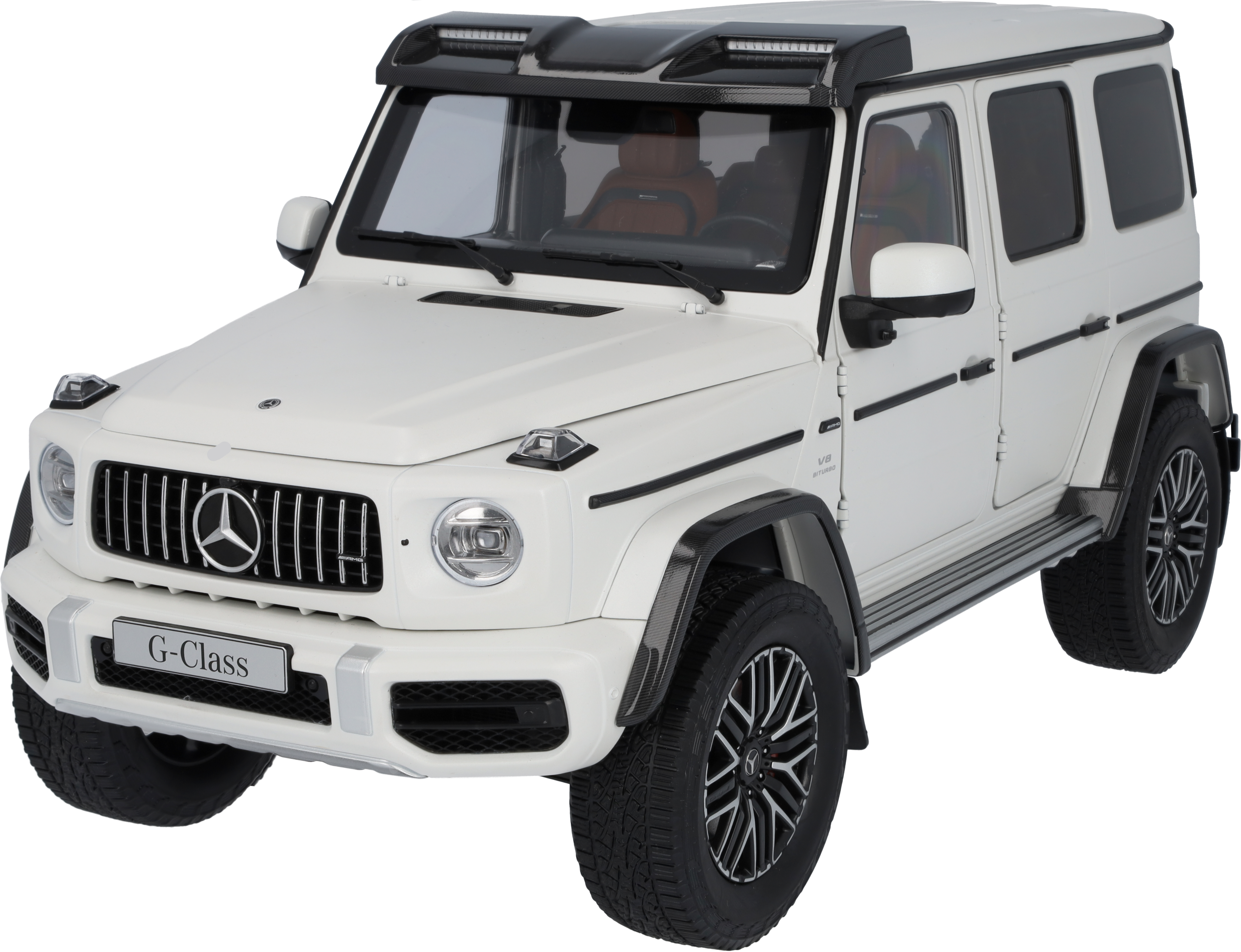 Mercedes-AMG G 63 4x4², W463 - G manufaktur blanc opale magno, NZG, 1:12