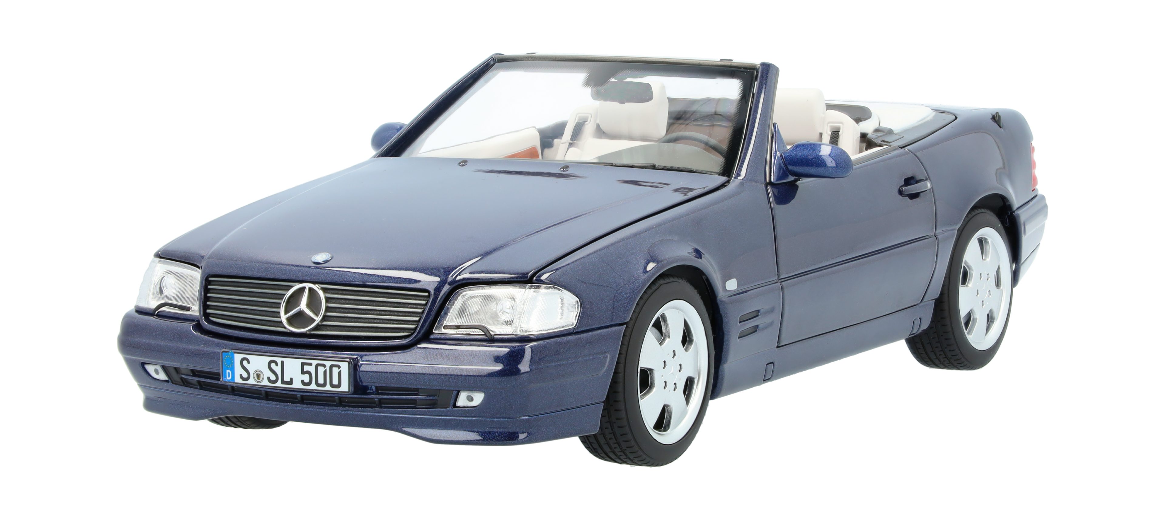 SL 500 R129, (1998-2001) - bleu azur, Norev, 1:18
