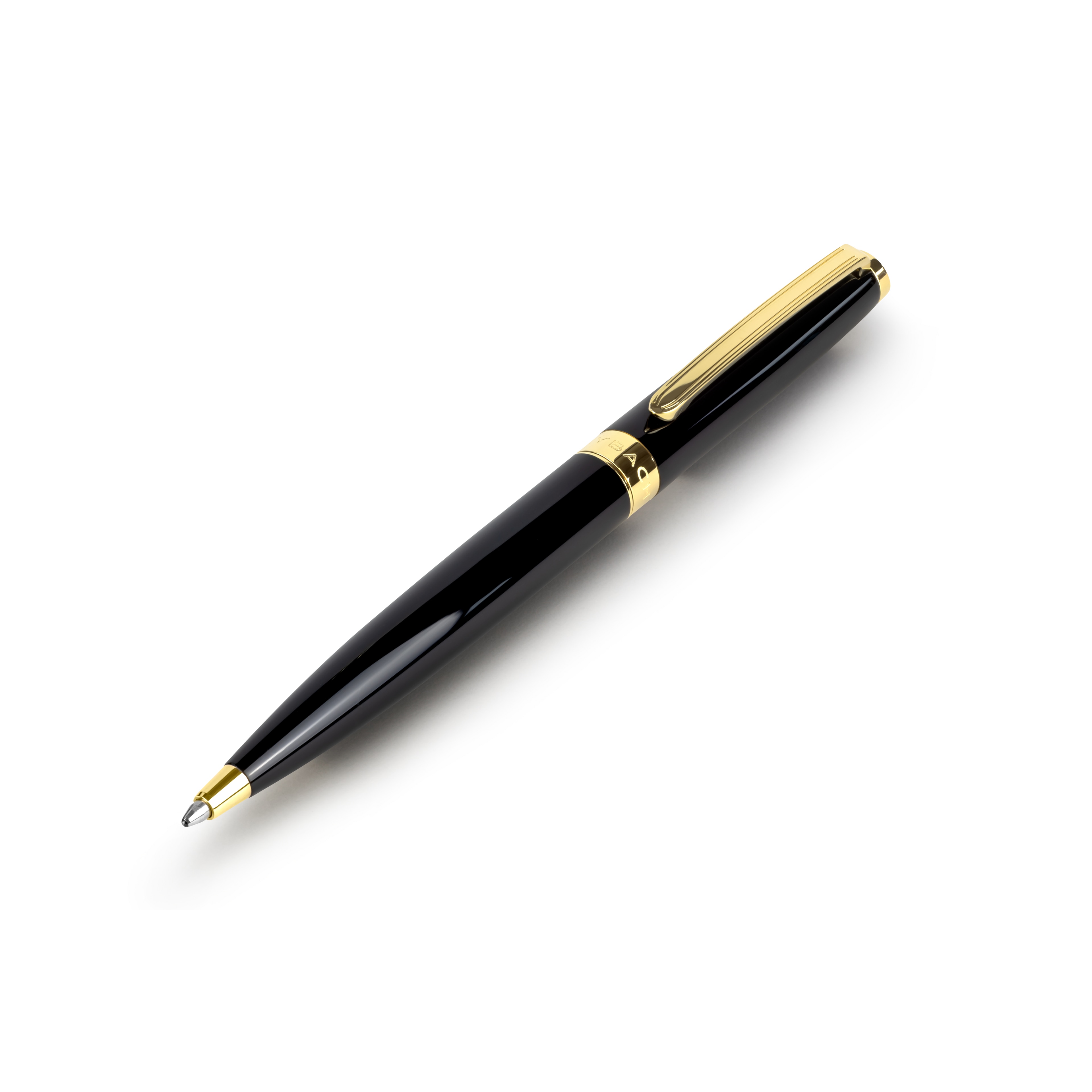Stylo-bille, Mercedes-Maybach - noir / doré, Laiton, brillant
