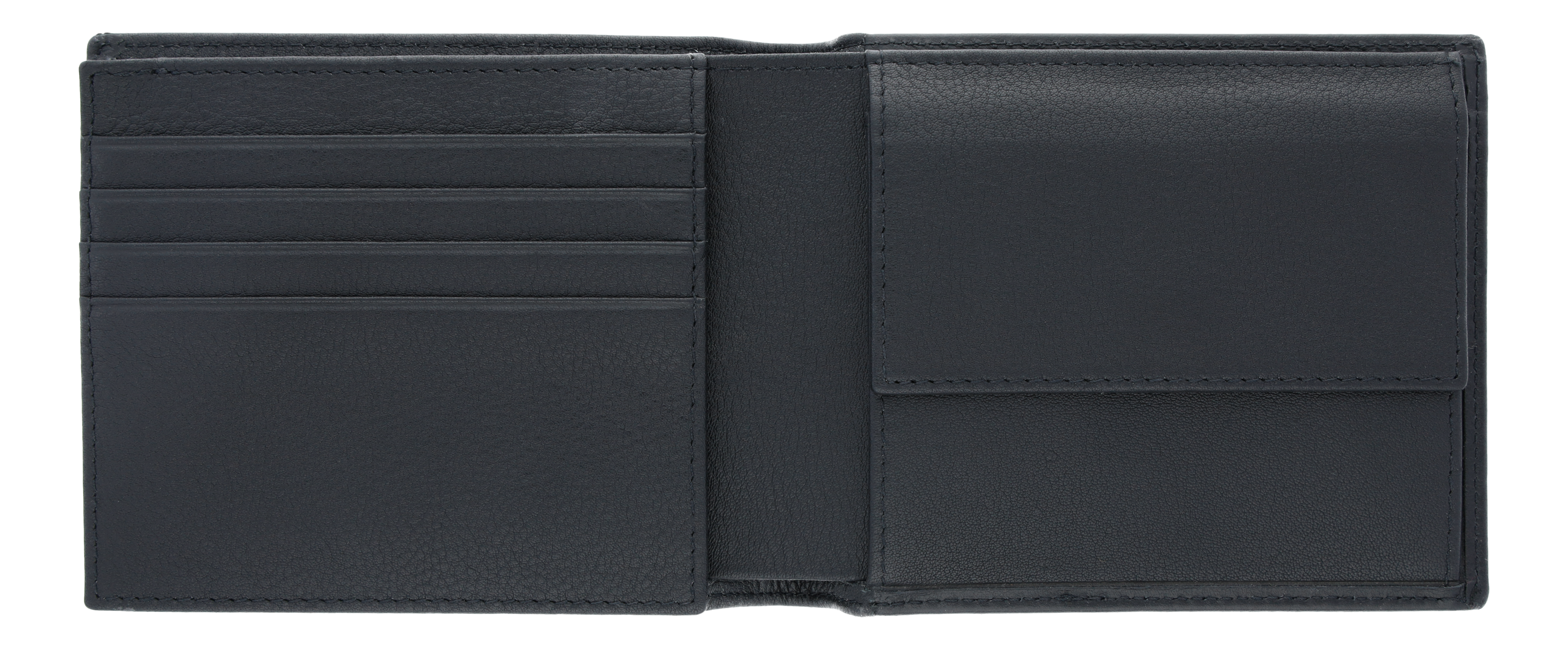 Porte-monnaie AMG - noir, Cuir de veau