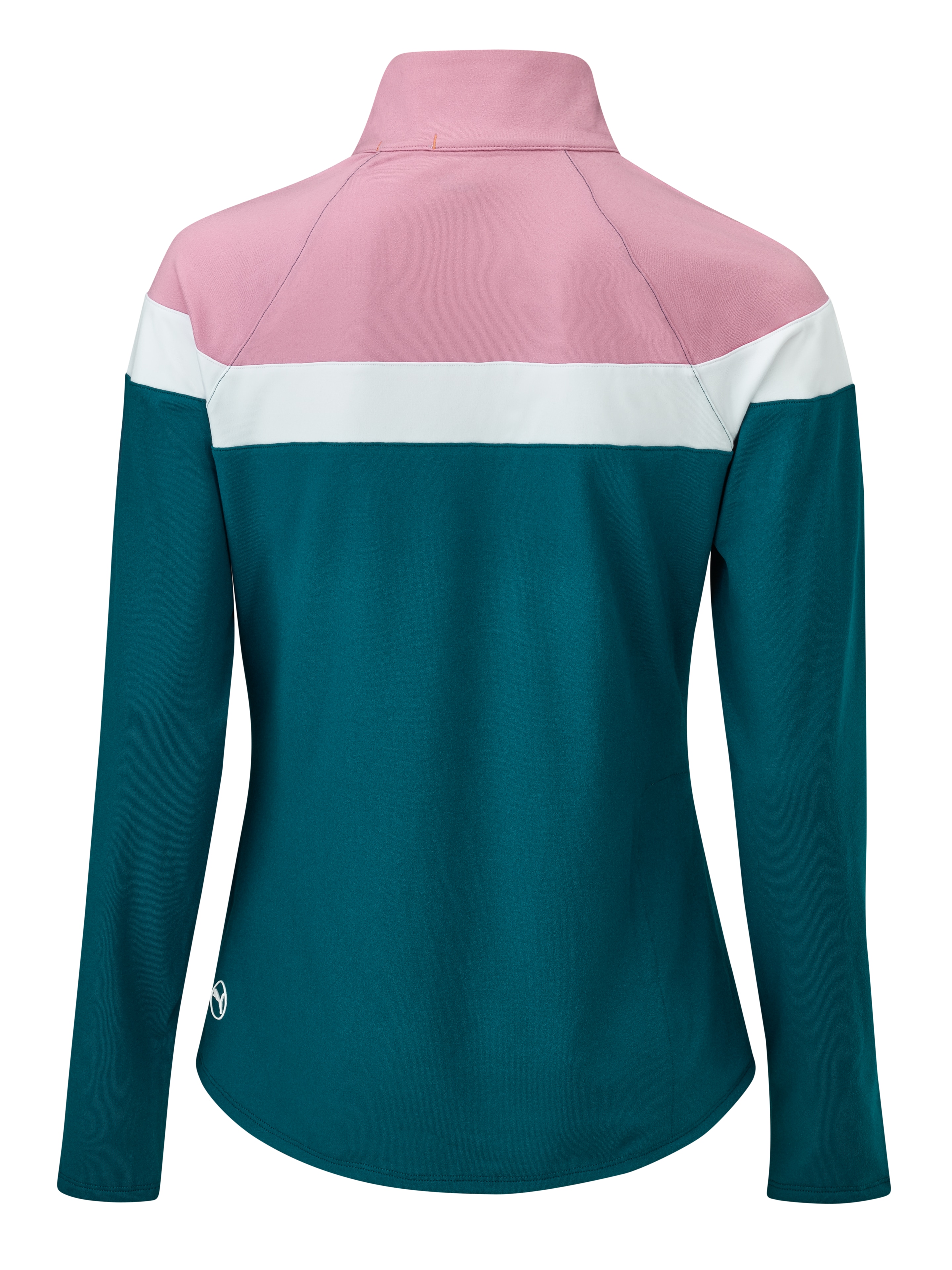 Sweat-shirt de golf femme, Poids minimal. - Ocean Tropic-Pinktastic / white, M