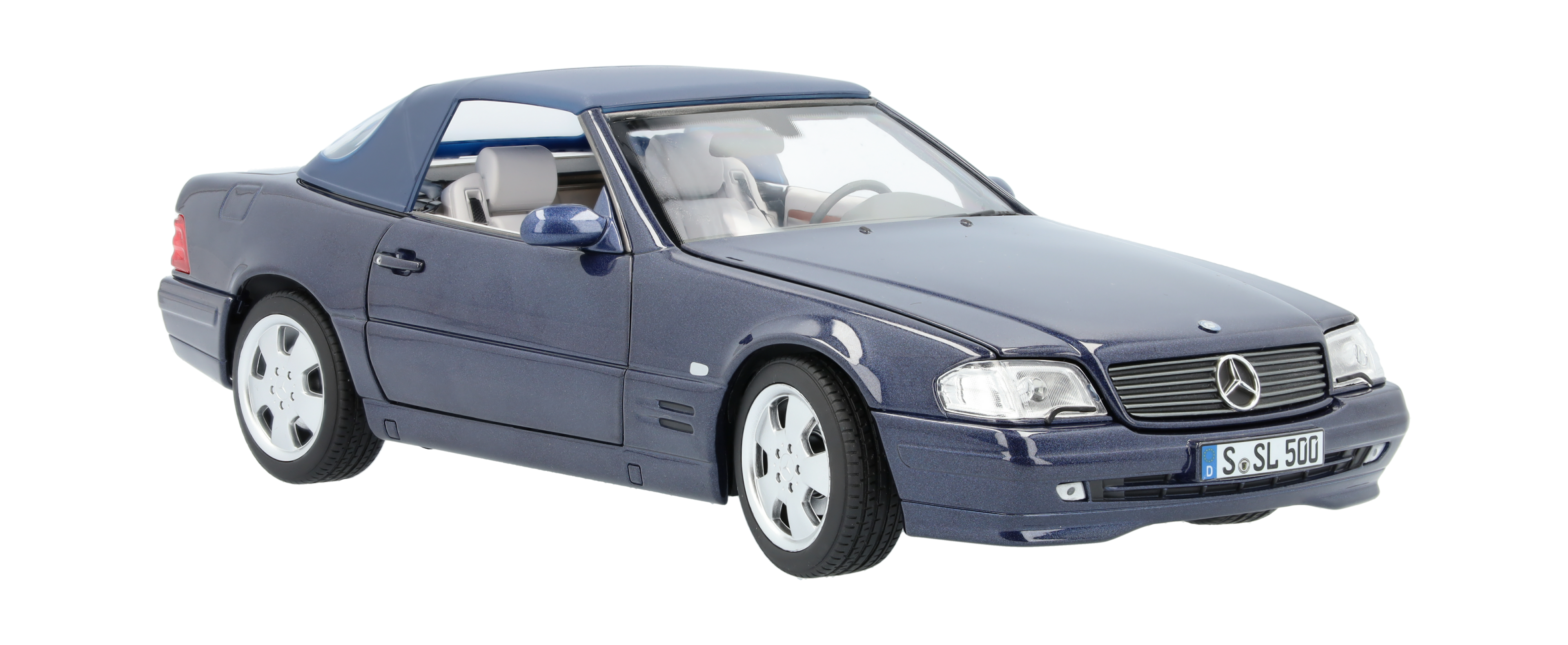 SL 500 R129, (1998-2001) - bleu azur, Norev, 1:18