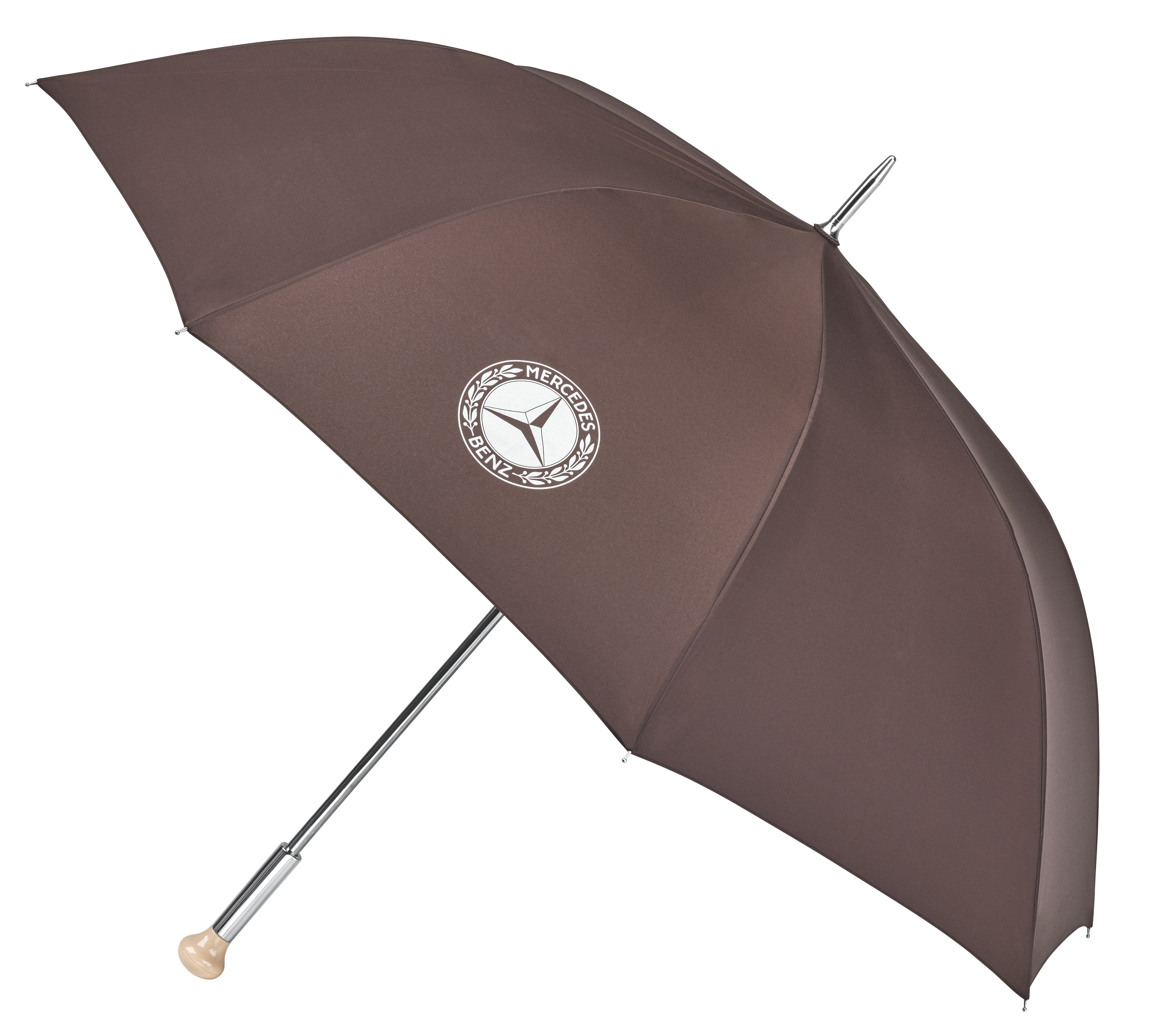 Grand parapluie, 300 SL, Pommeau - marron, Acier / Fibre de verre / Polyester (recyclé)