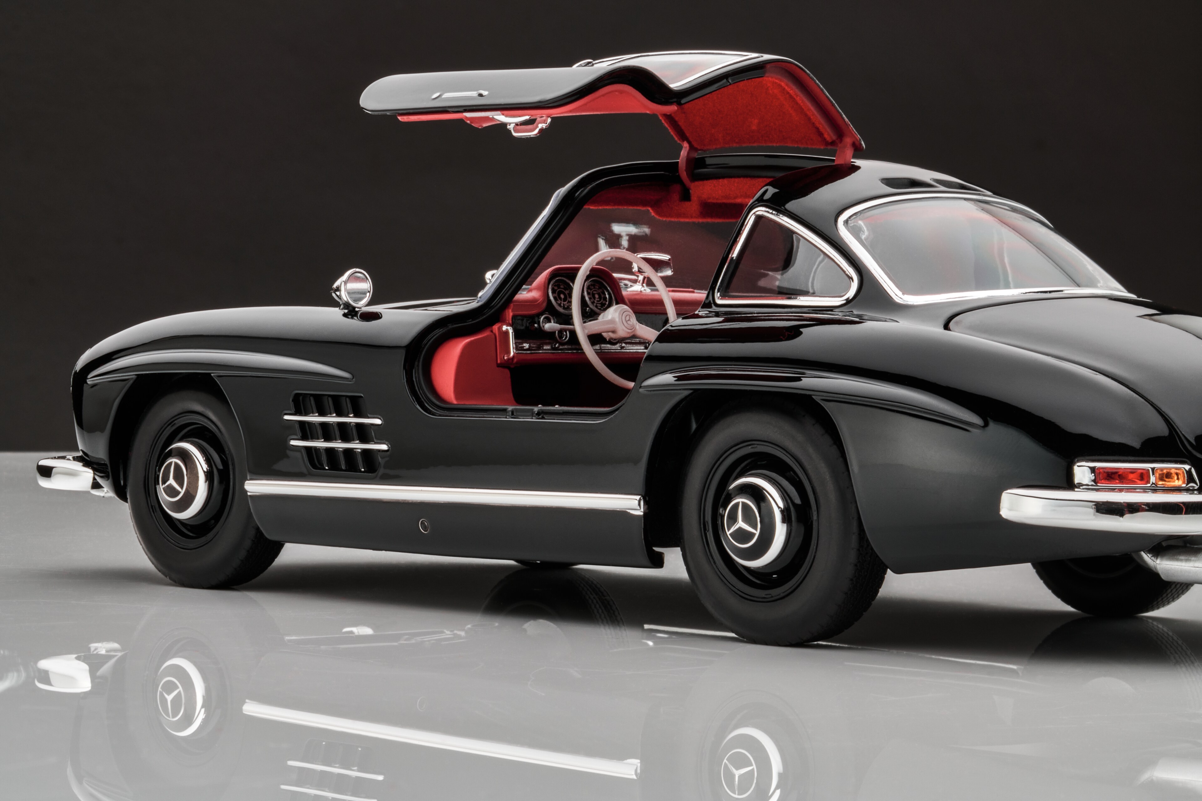 300 SL coupé (1954-1963) W 198 - noir, Norev, 1:18