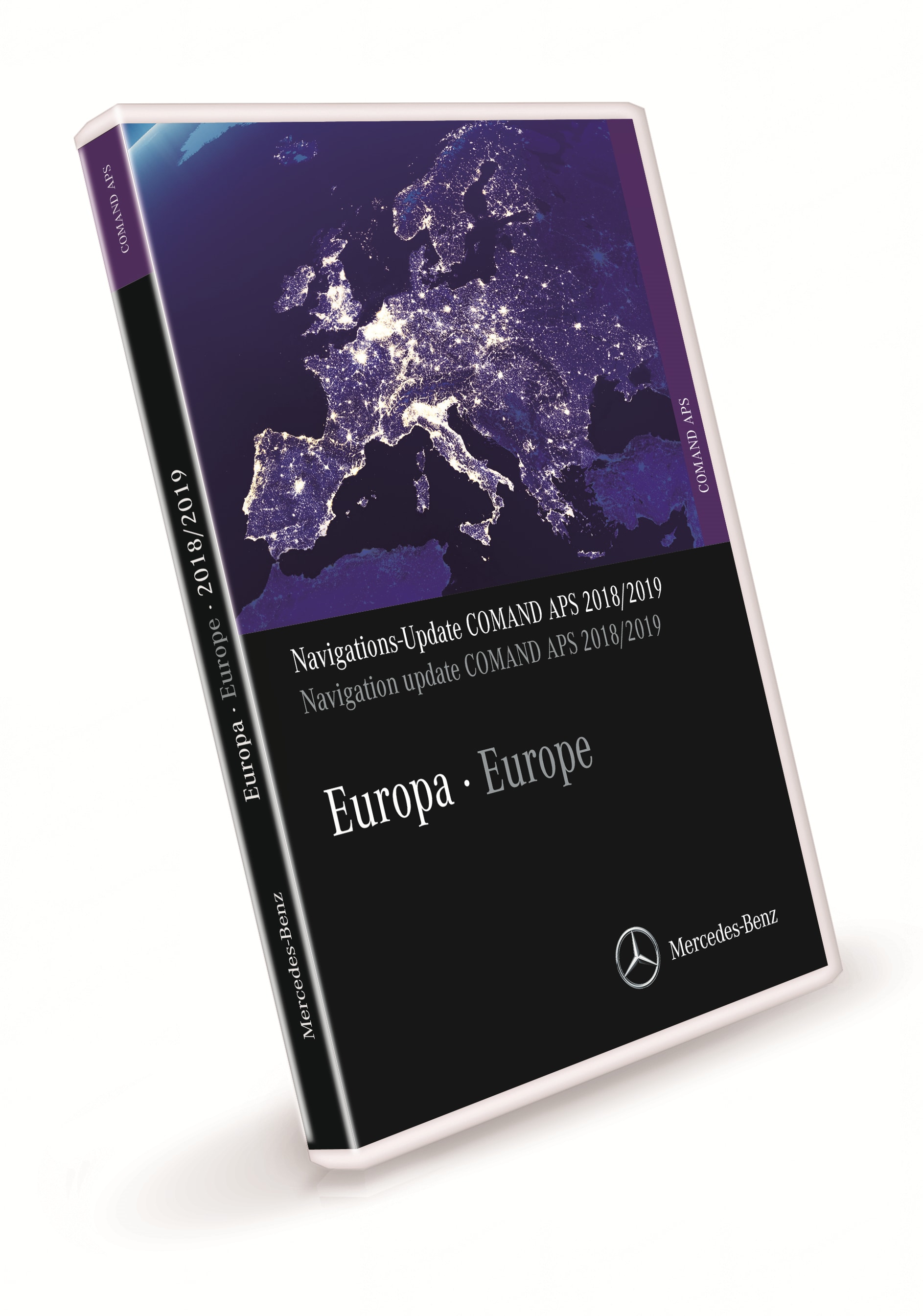 Mise à jour du logiciel de navigation, COMAND APS, Europe, Version 2018/2019, - FINAL VERSION - violet, NTG4-204