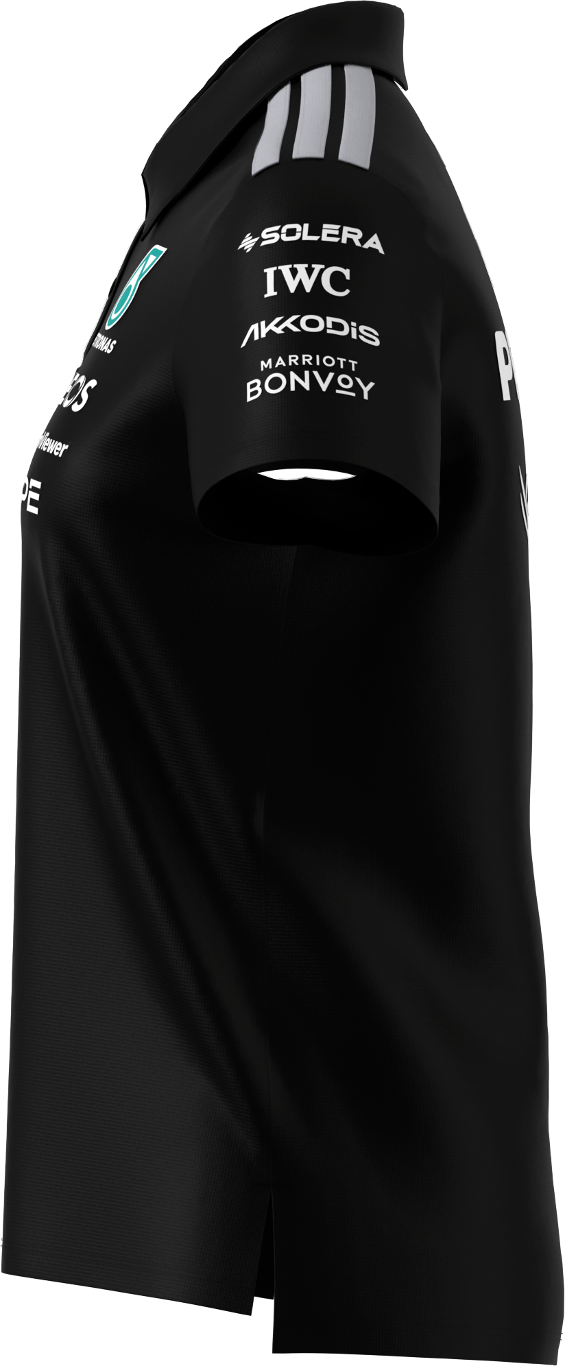 Polo femme, Écurie, Mercedes-AMG F1 - noir, XS