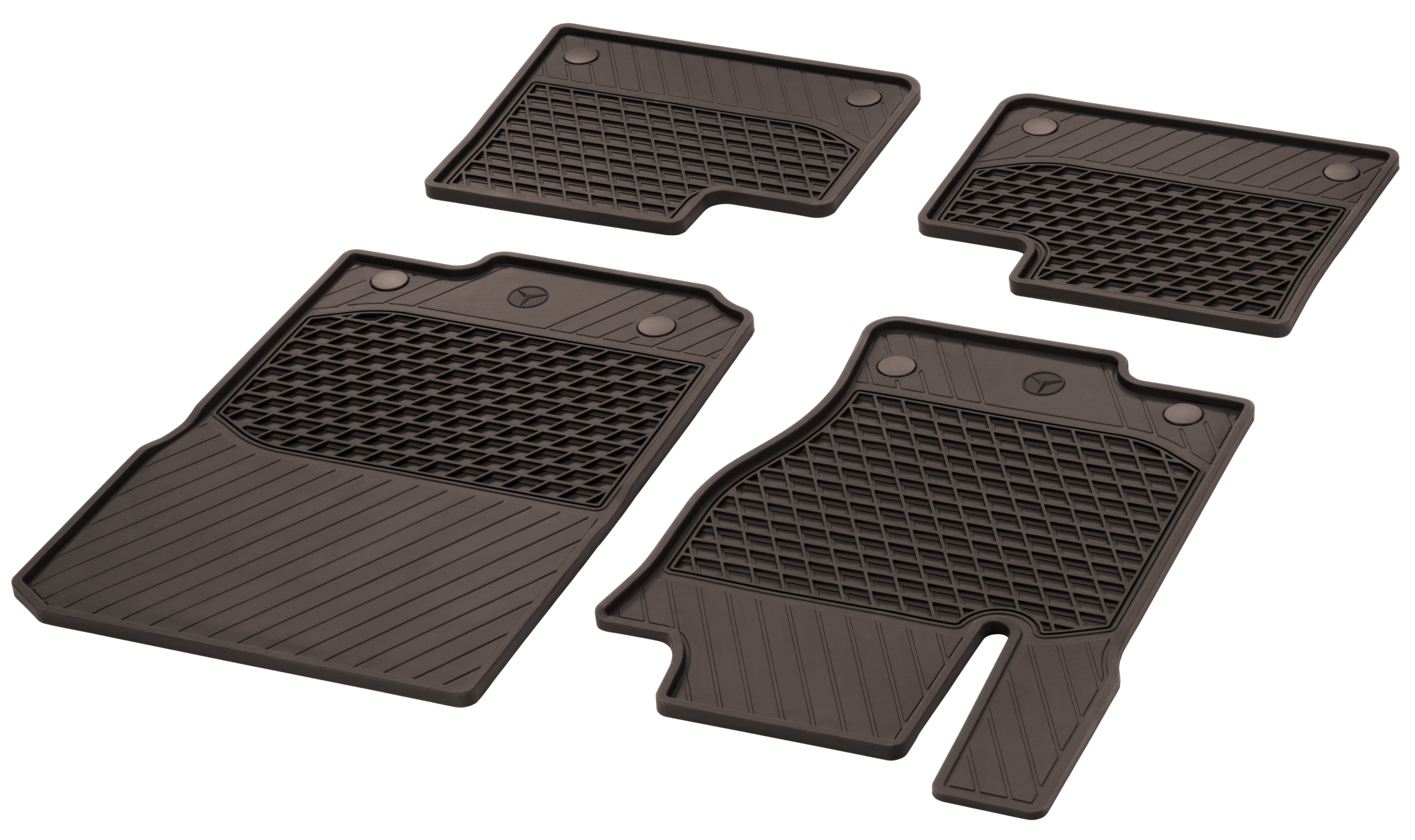 Tapis toutes saisons CLASSIC, Kit, 4 pièces - RL, marron moka