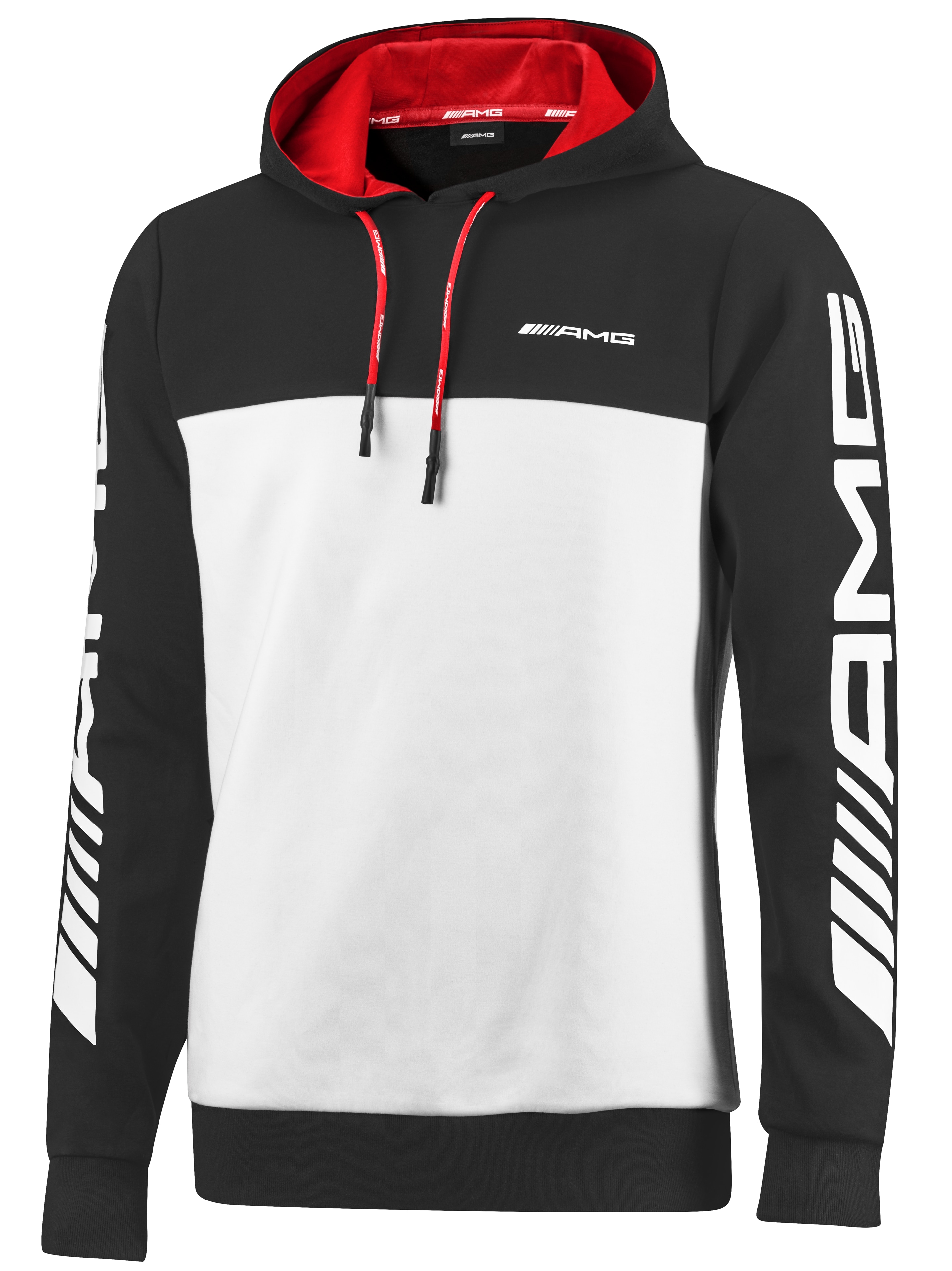 Sweat à capuche AMG - noir / blanc, M