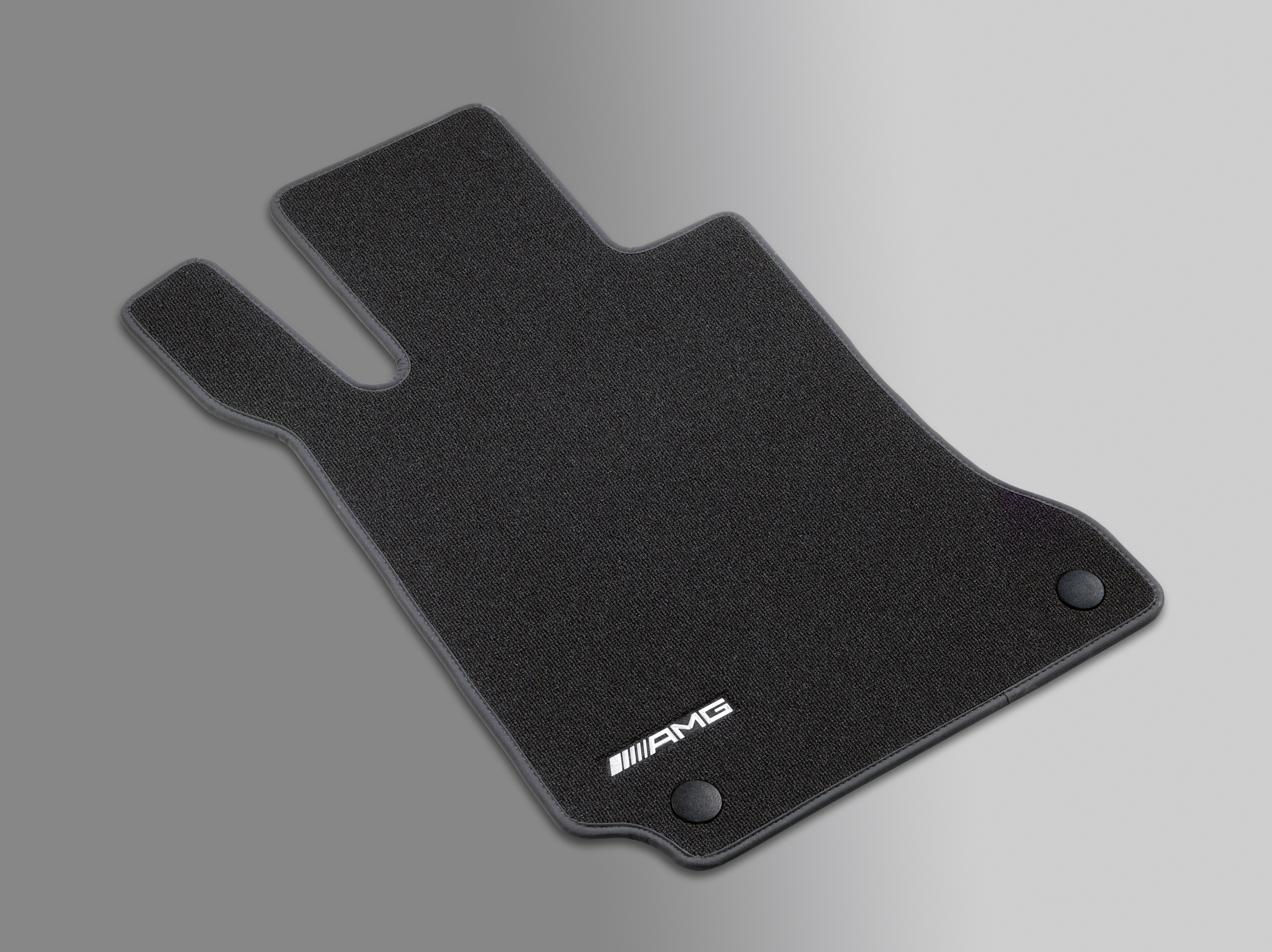 Tapis en velours AMG, Kit, 4 pièces, avec logo AMG brodé - LL, noir