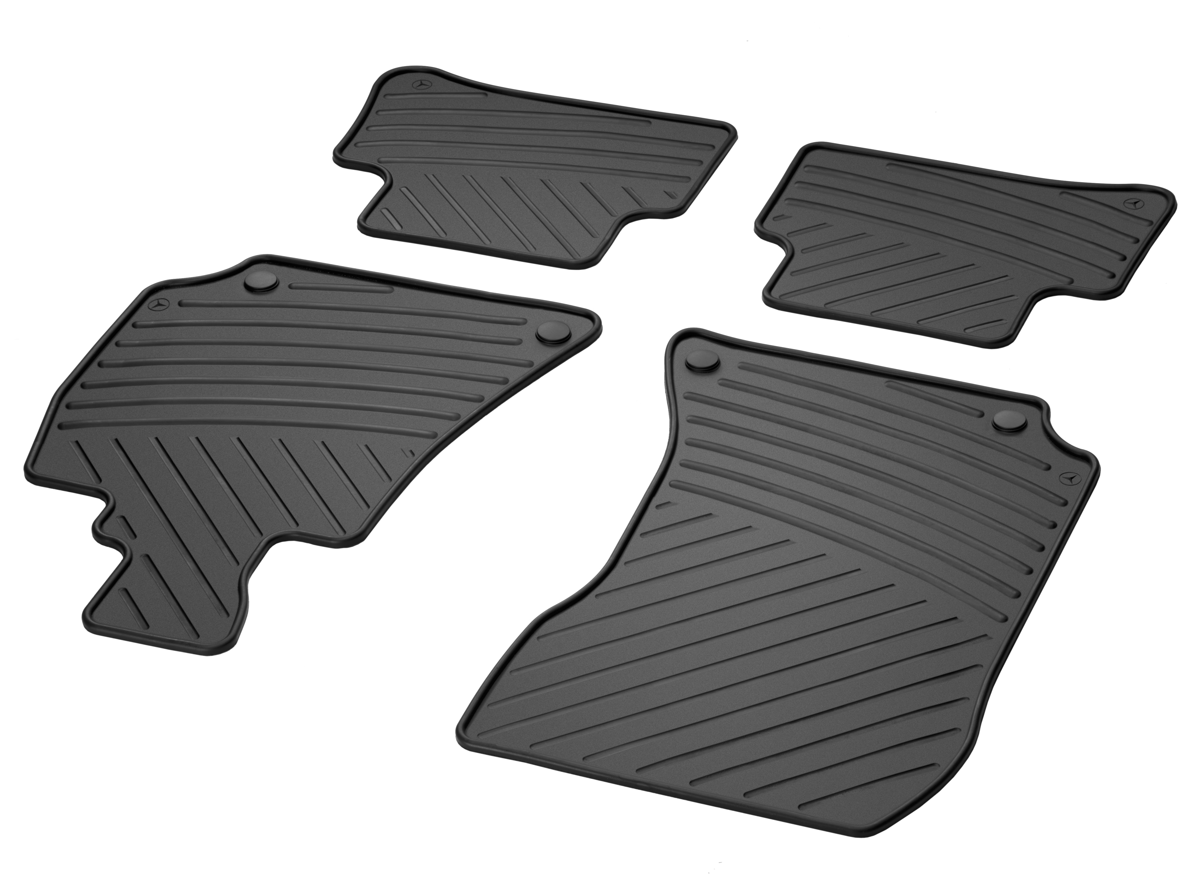 Tapis toutes saisons CLASSIC, Kit, 4 pièces - RL, noir