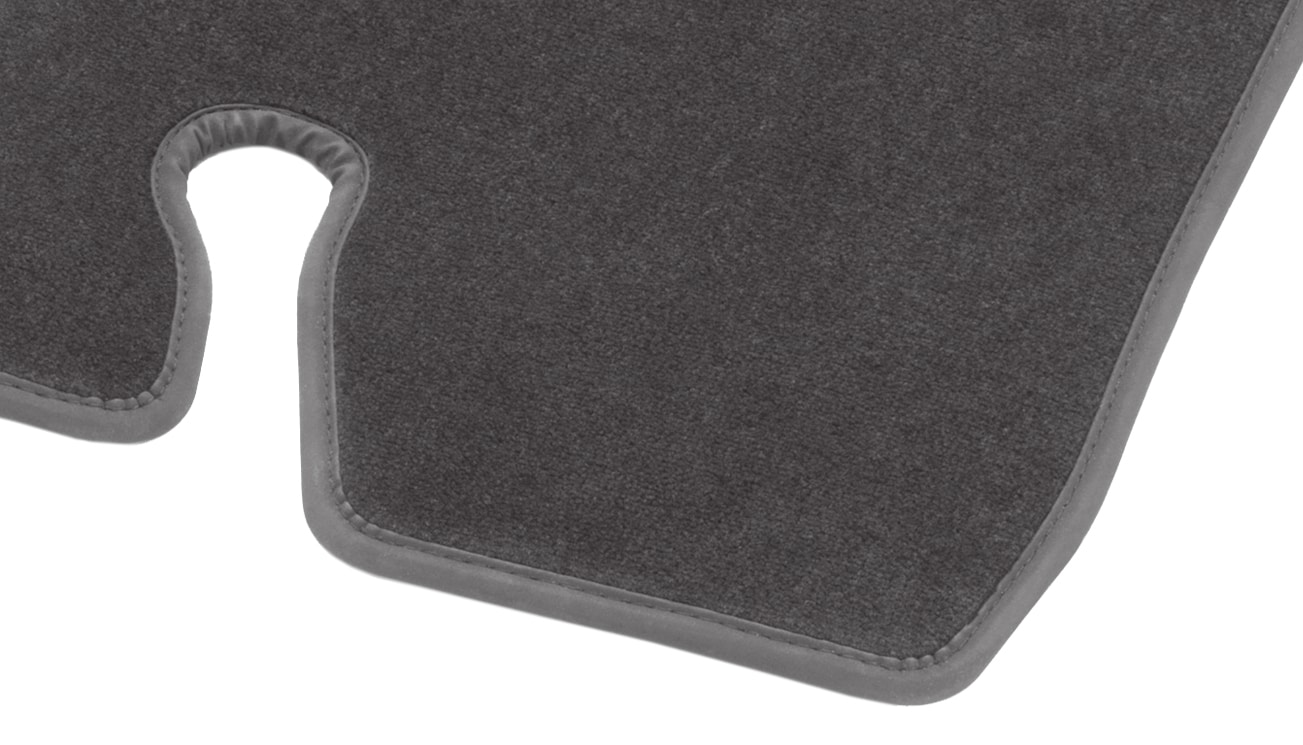Tapis en velours CLASSIC, 3e rangée de sièges, 2 pièces - LL/RL, gris basalte