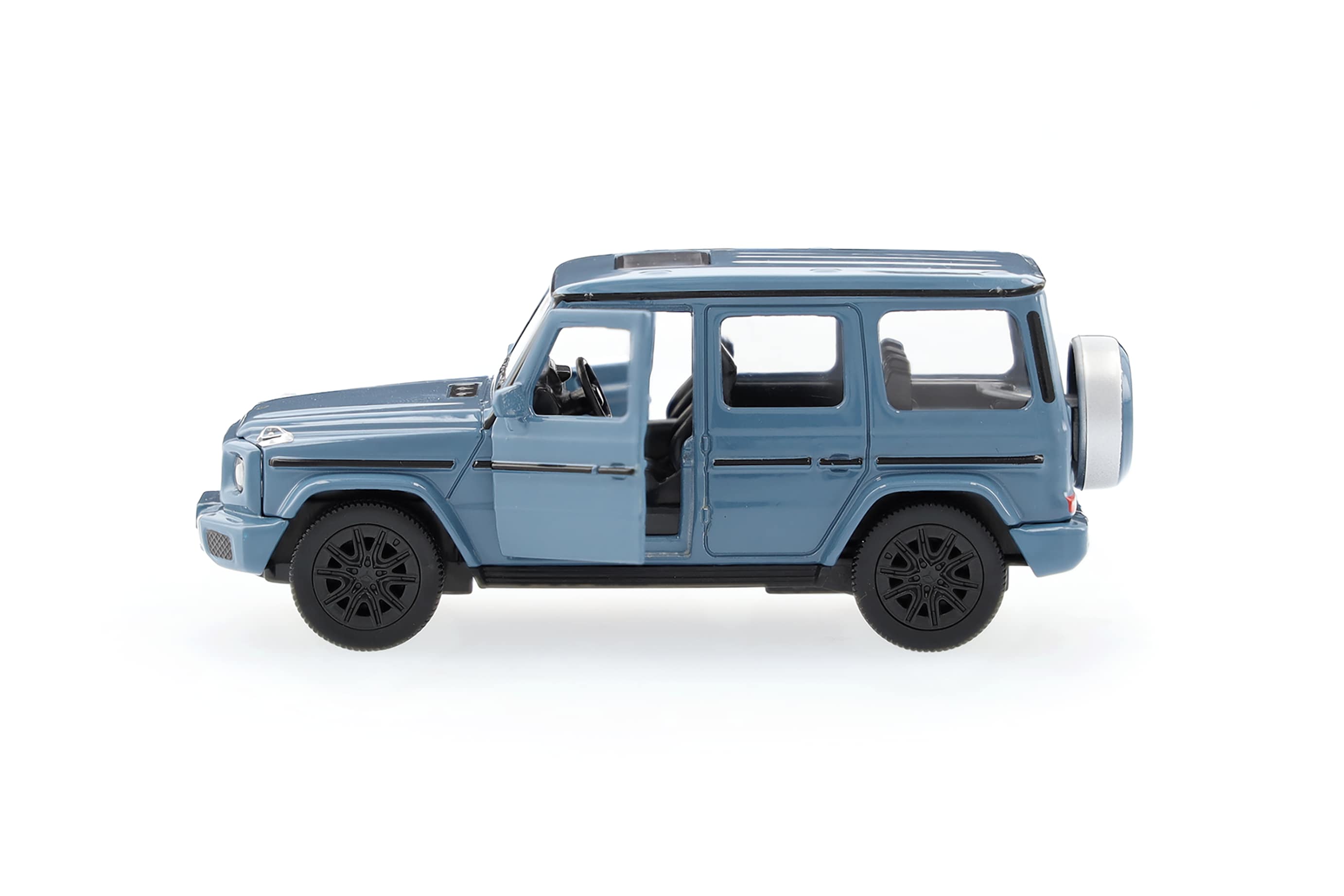 G-Class, Véhicules tout-terrain, W465, Véhicule à friction - MANUFAKTUR bleu vintage uni, Heinrich Bauer, 1:43