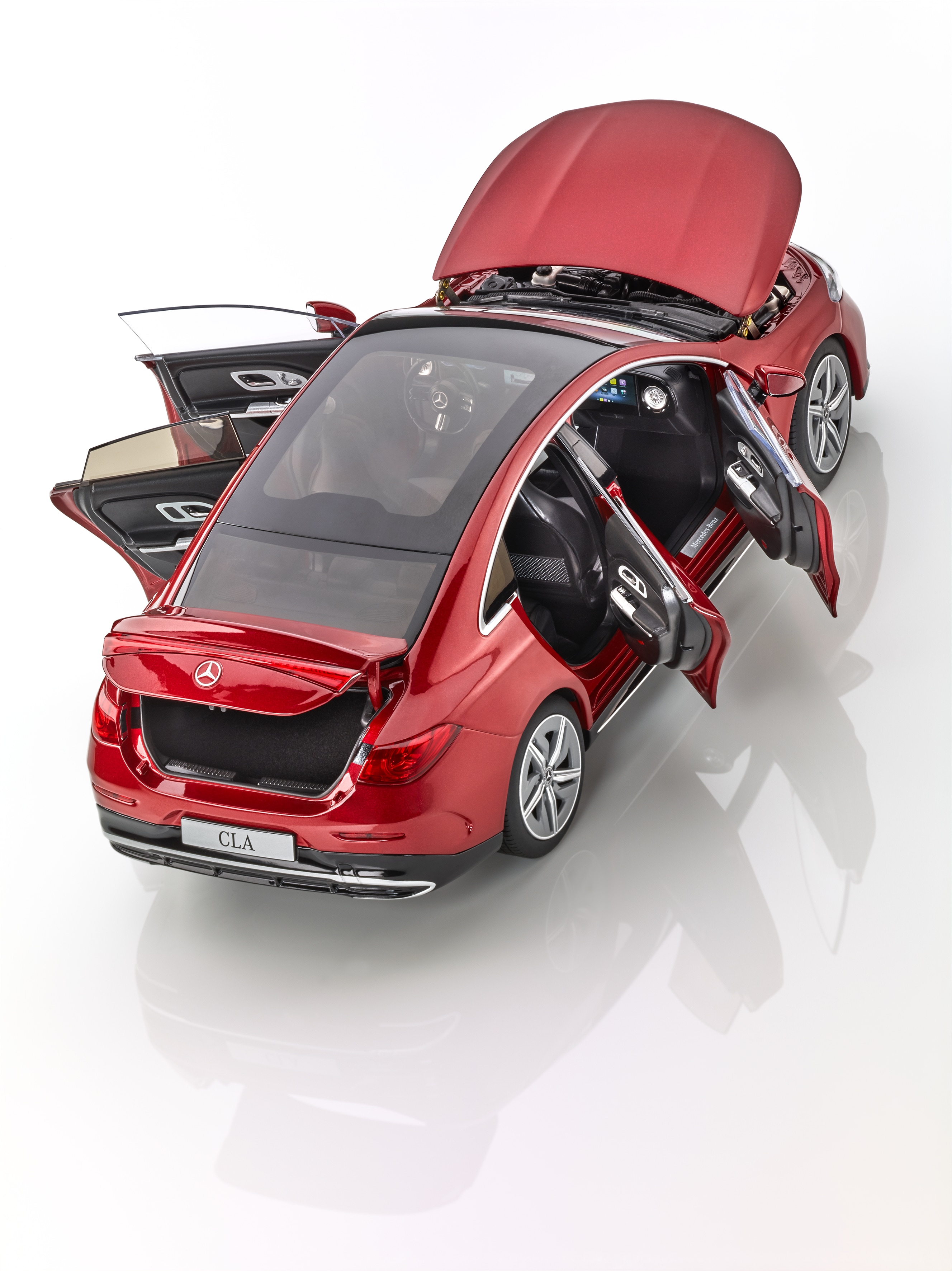 CLA Coupé, C178 - MANUFAKTUR rouge Patagonie métallisé, NZG, 1:18