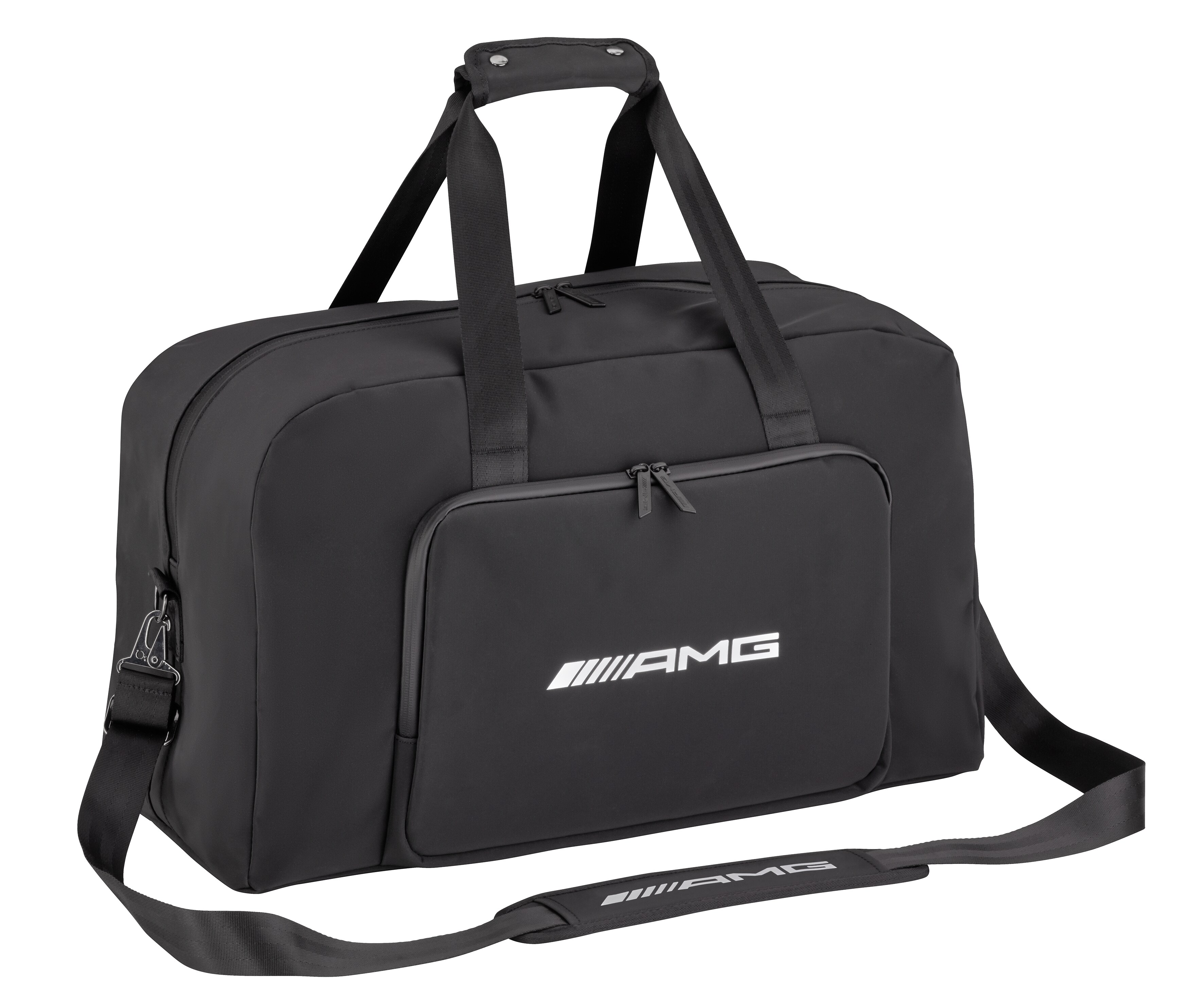 Sac de voyage AMG - noir, PVC / Polyester / Polyester