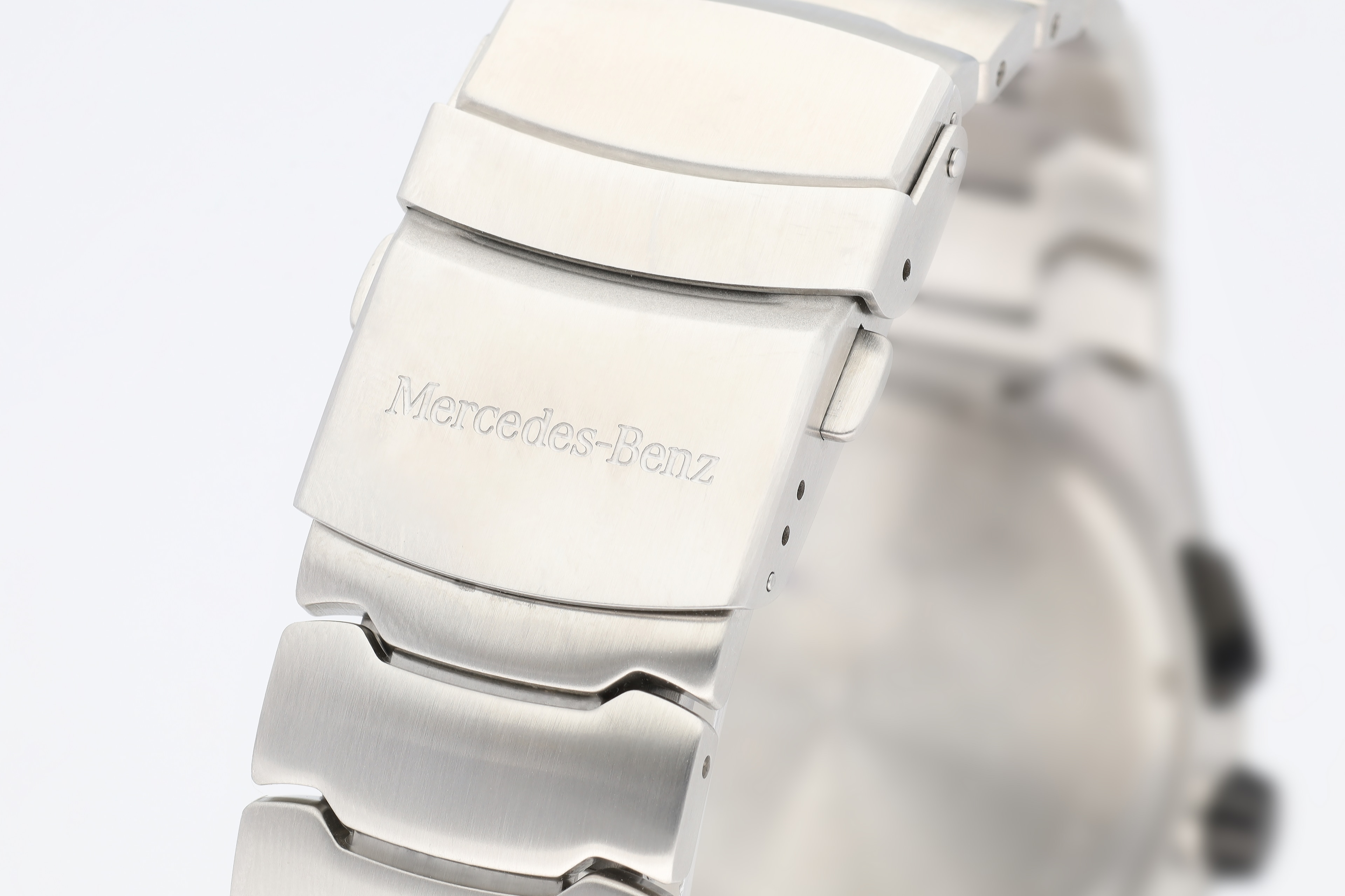 Montre-chrono homme, Motorsports - argenté / noir / bleu, Acier inoxydable / Carbone