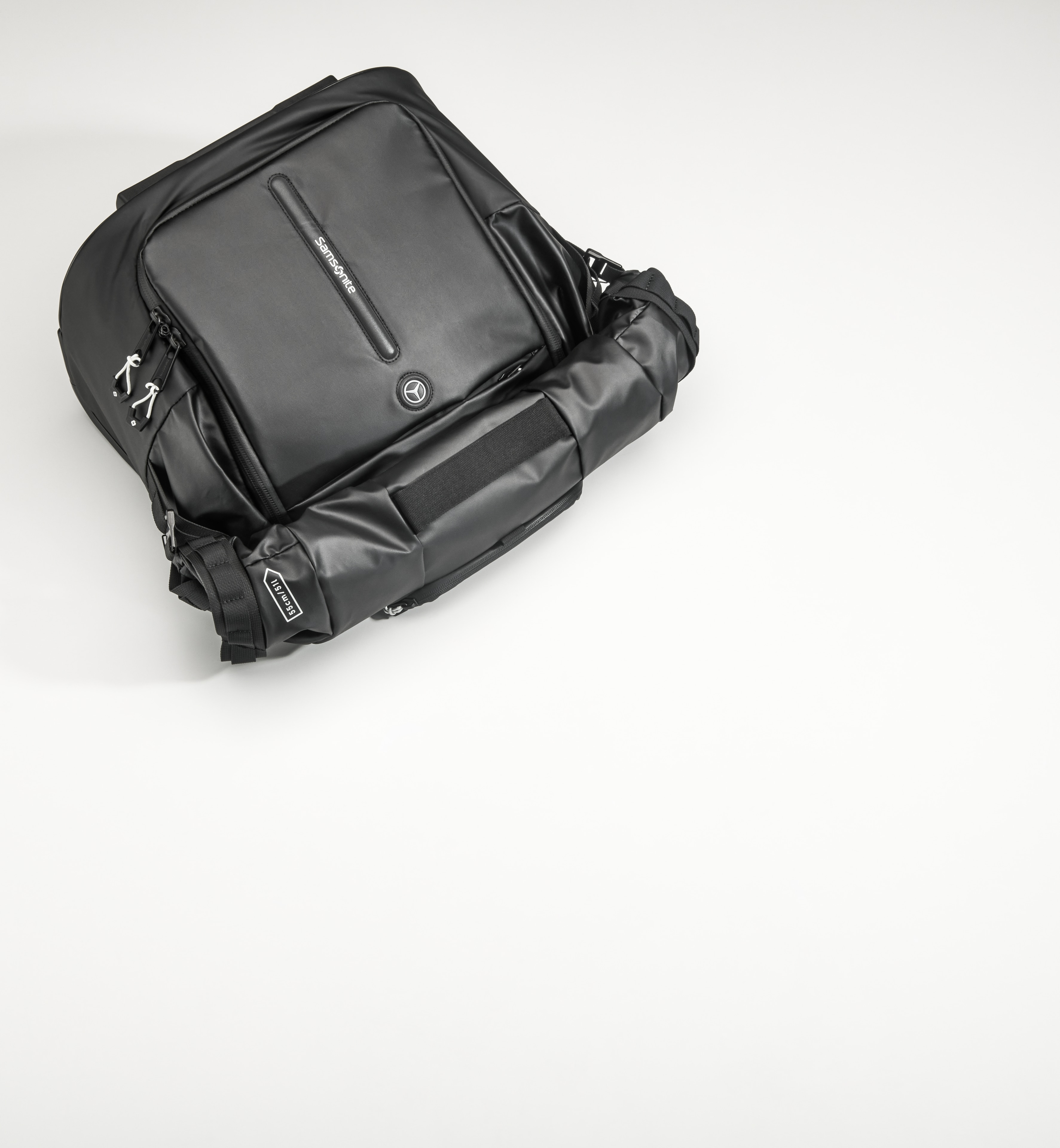 Sac trolley, pliable - noir, Polyamide (recyclé) / Polyester, Samsonite