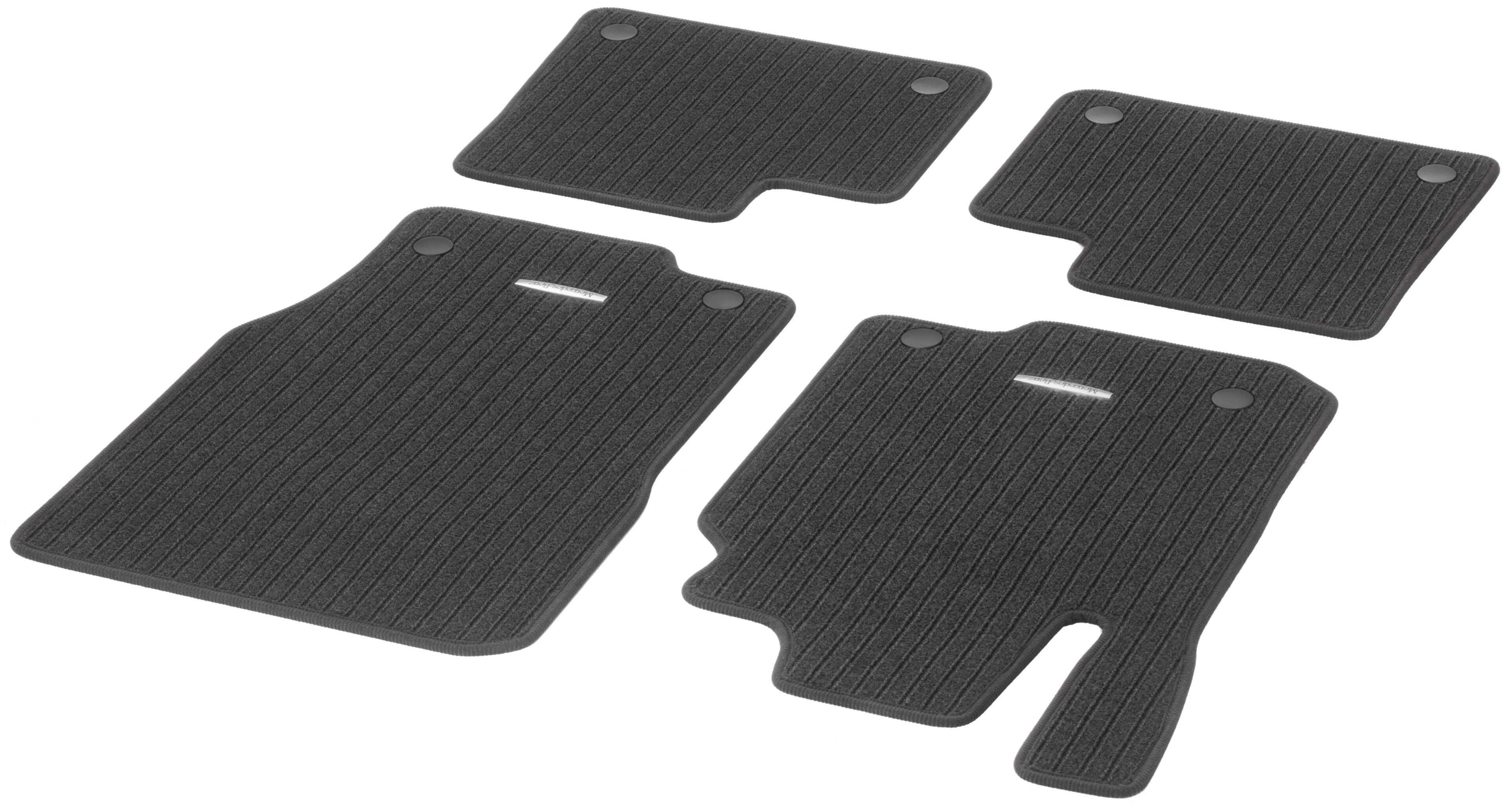 Tapis en reps CLASSIC, Kit, 4 pièces - LL, gris basalte