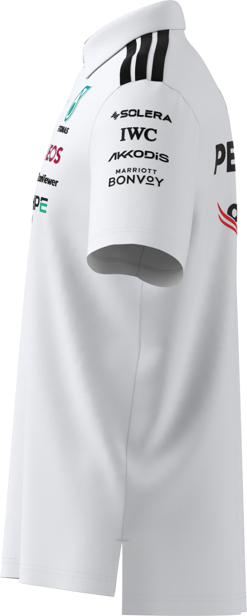 Polo homme, Écurie, Mercedes-AMG F1 - blanc, L
