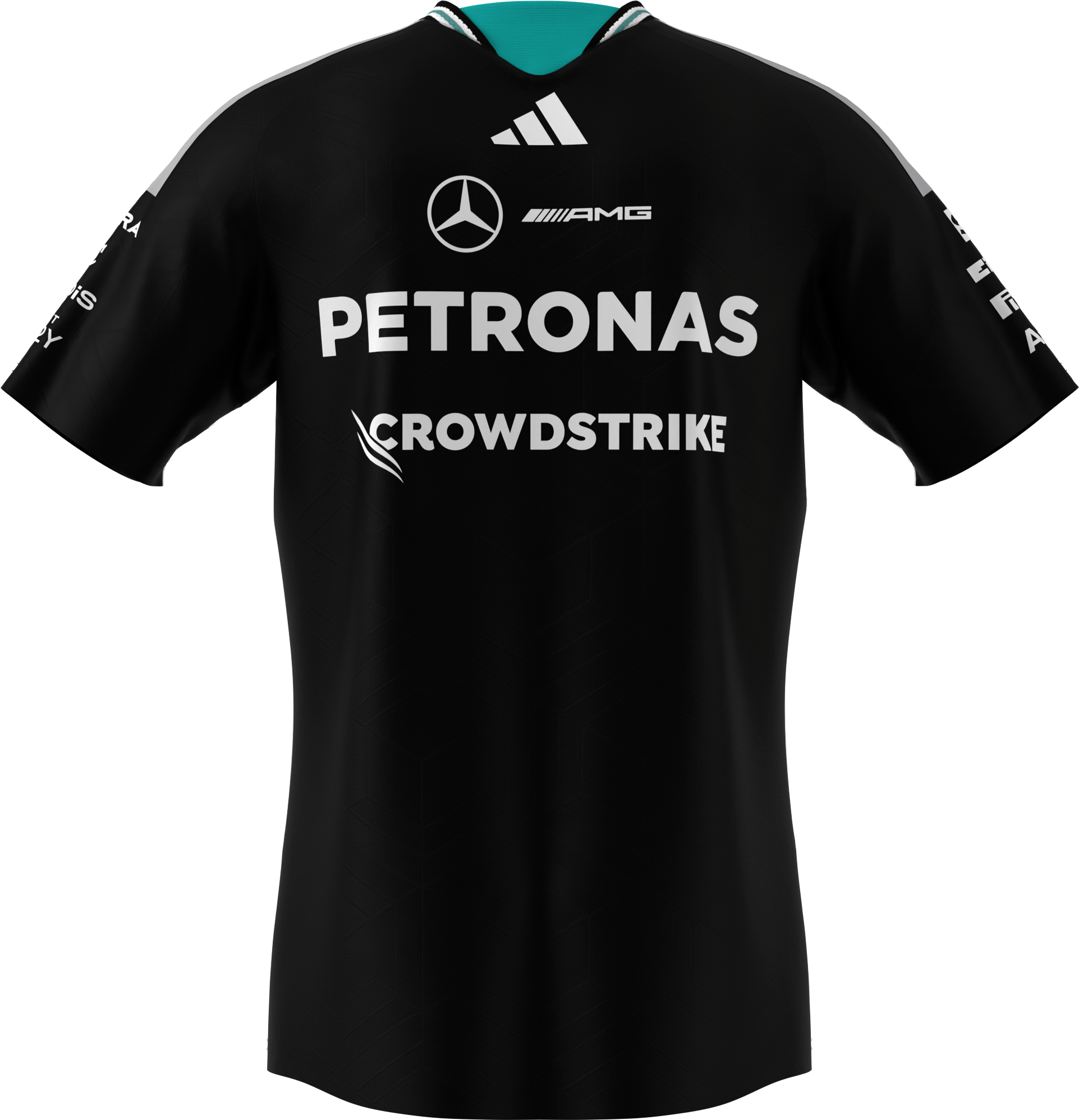 T-shirt homme, Pilote Authentic, Mercedes-AMG F1 - noir, S