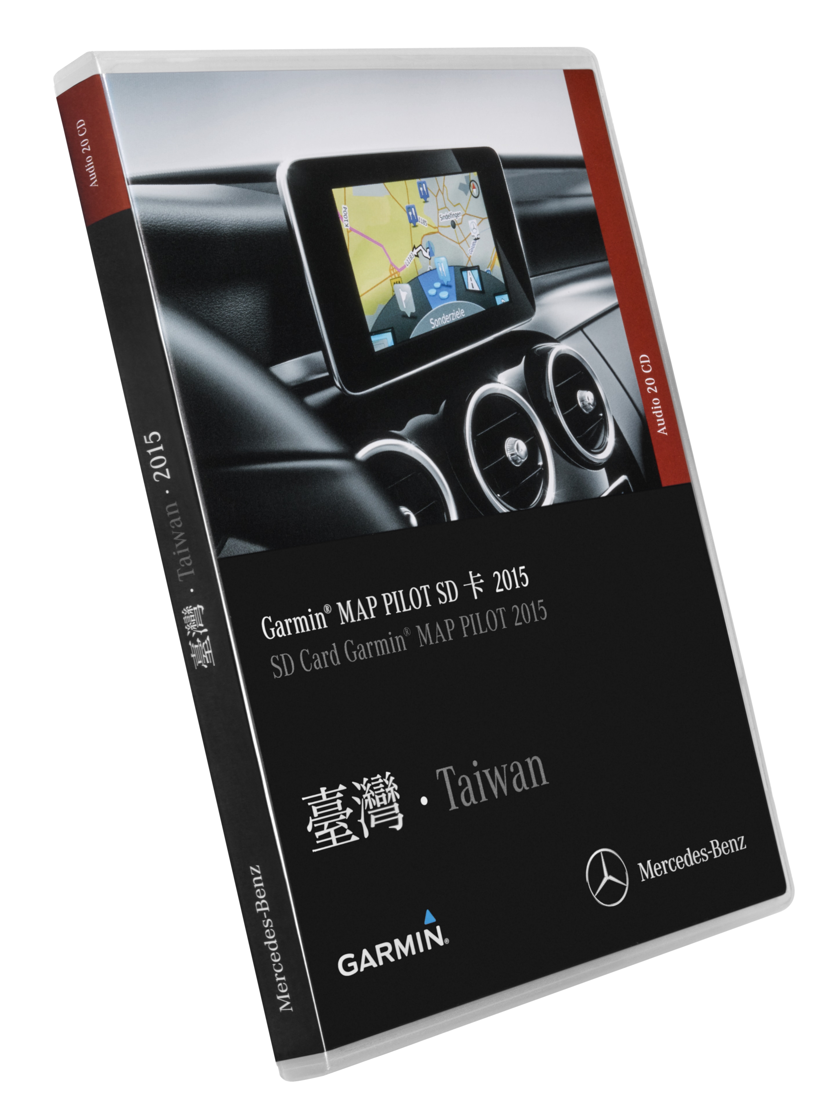 Garmin® MAP PILOT, Module de navigation à carte SD Taïwan, pour postéquipement code 357 (EG9), avec prééquipement code 522