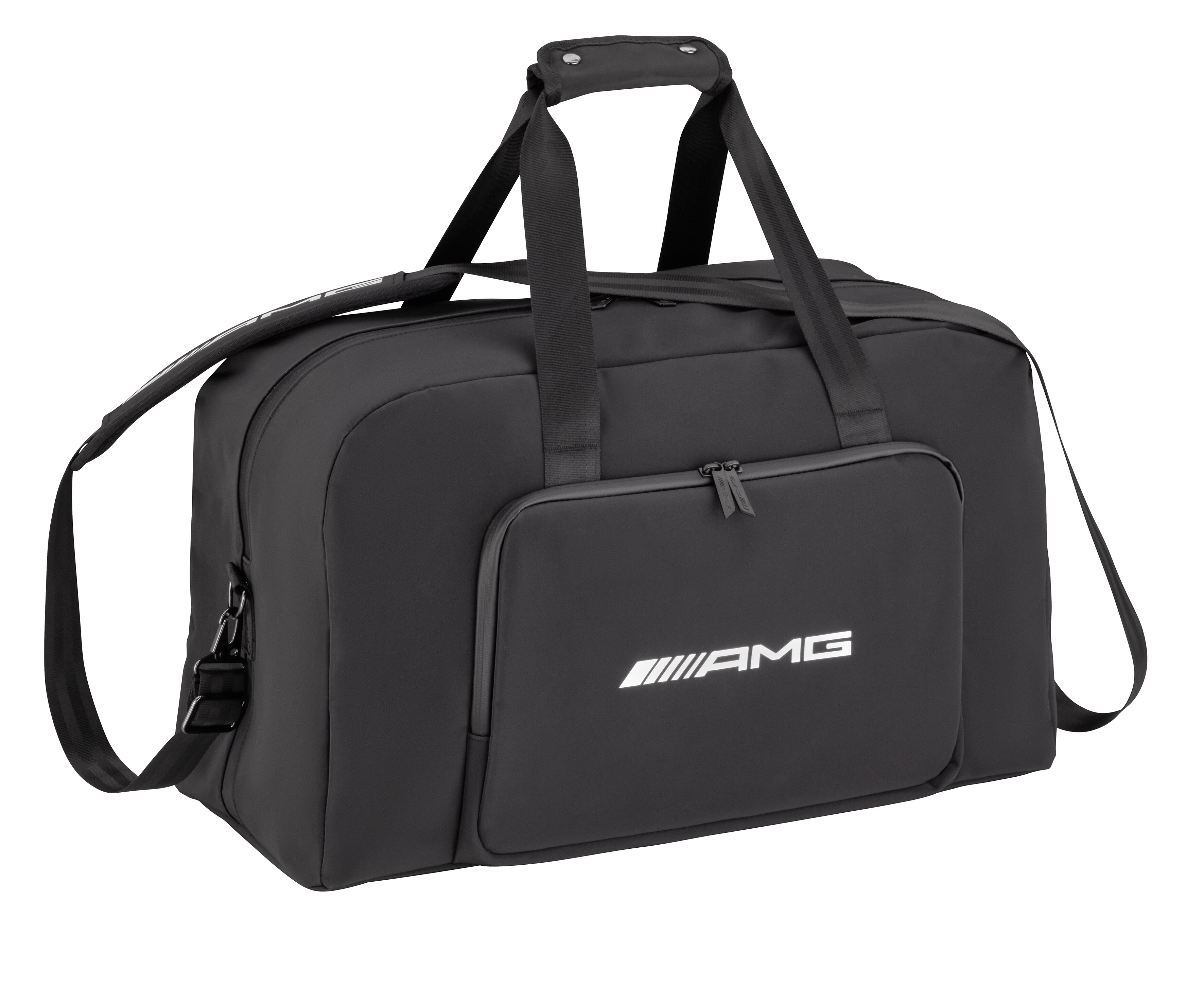 Sac de voyage AMG - noir, PVC / Polyester / Polyester