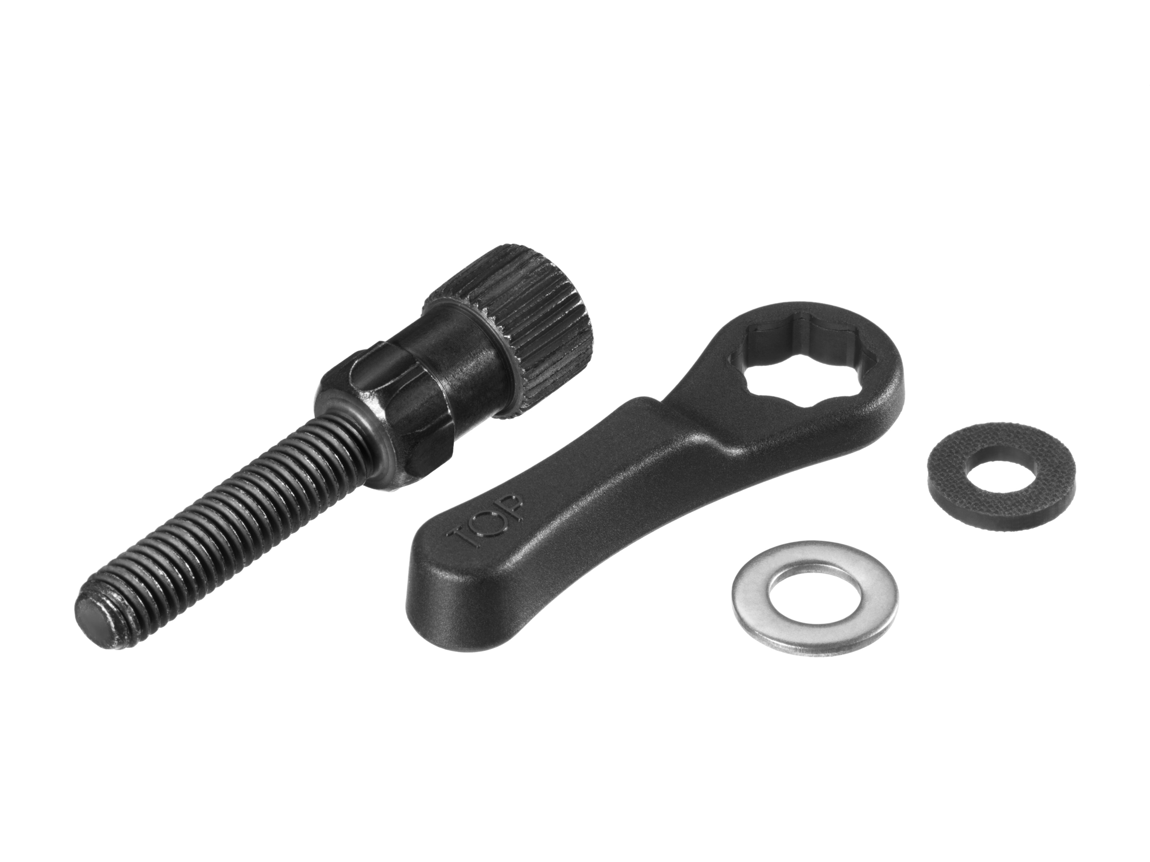 Pièces de fixation élément porteur de base - Métal, noir / argenté