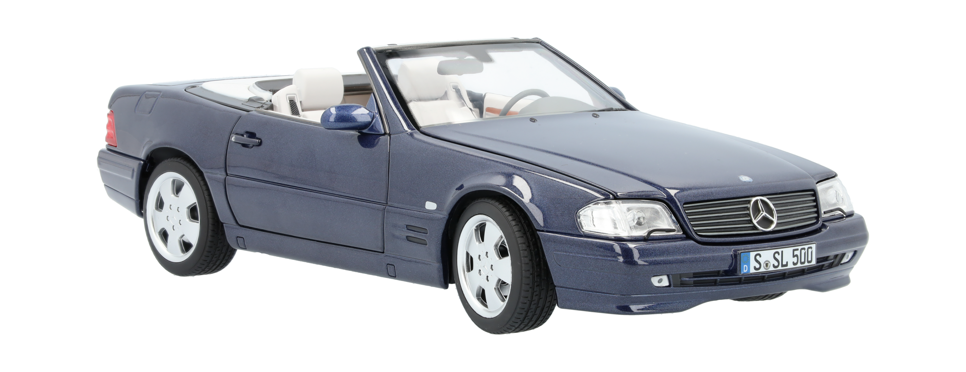 SL 500 R129, (1998-2001) - bleu azur, Norev, 1:18