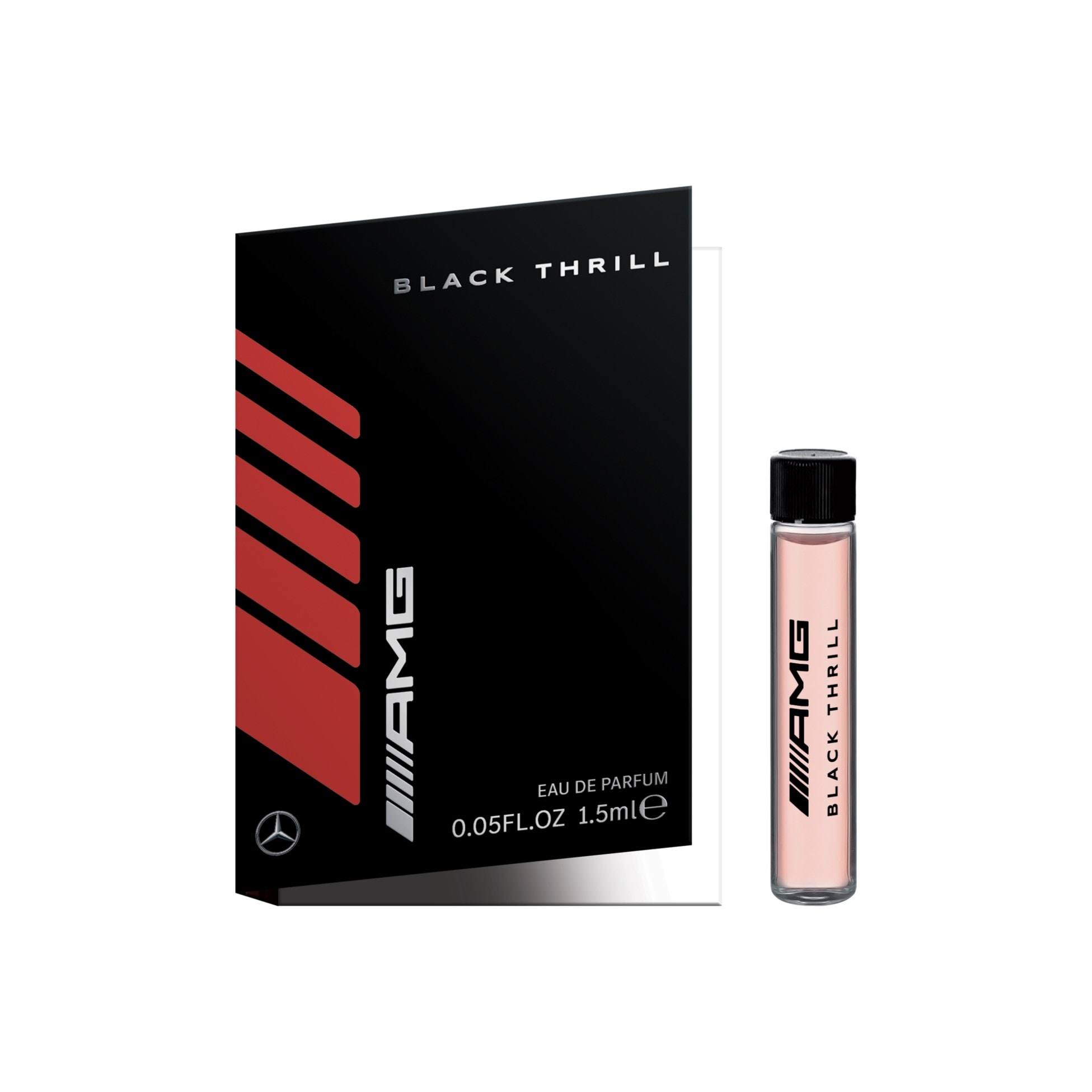 AMG Black Thrill, EdP, Mini-échantillons, Lot de 12 - pour hommes, INCC, 1,5 ml