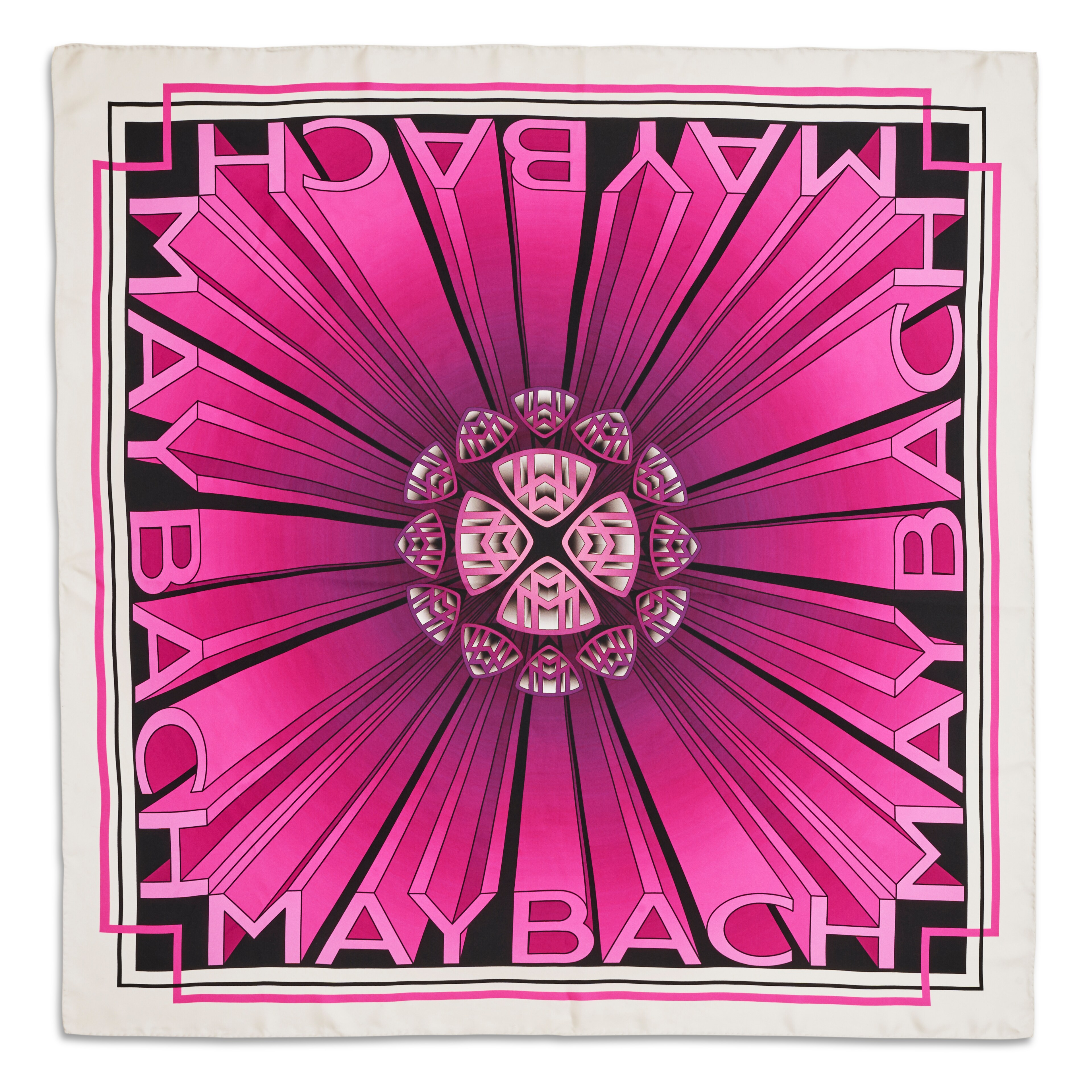 Foulard femme, Mercedes-Maybach - rose