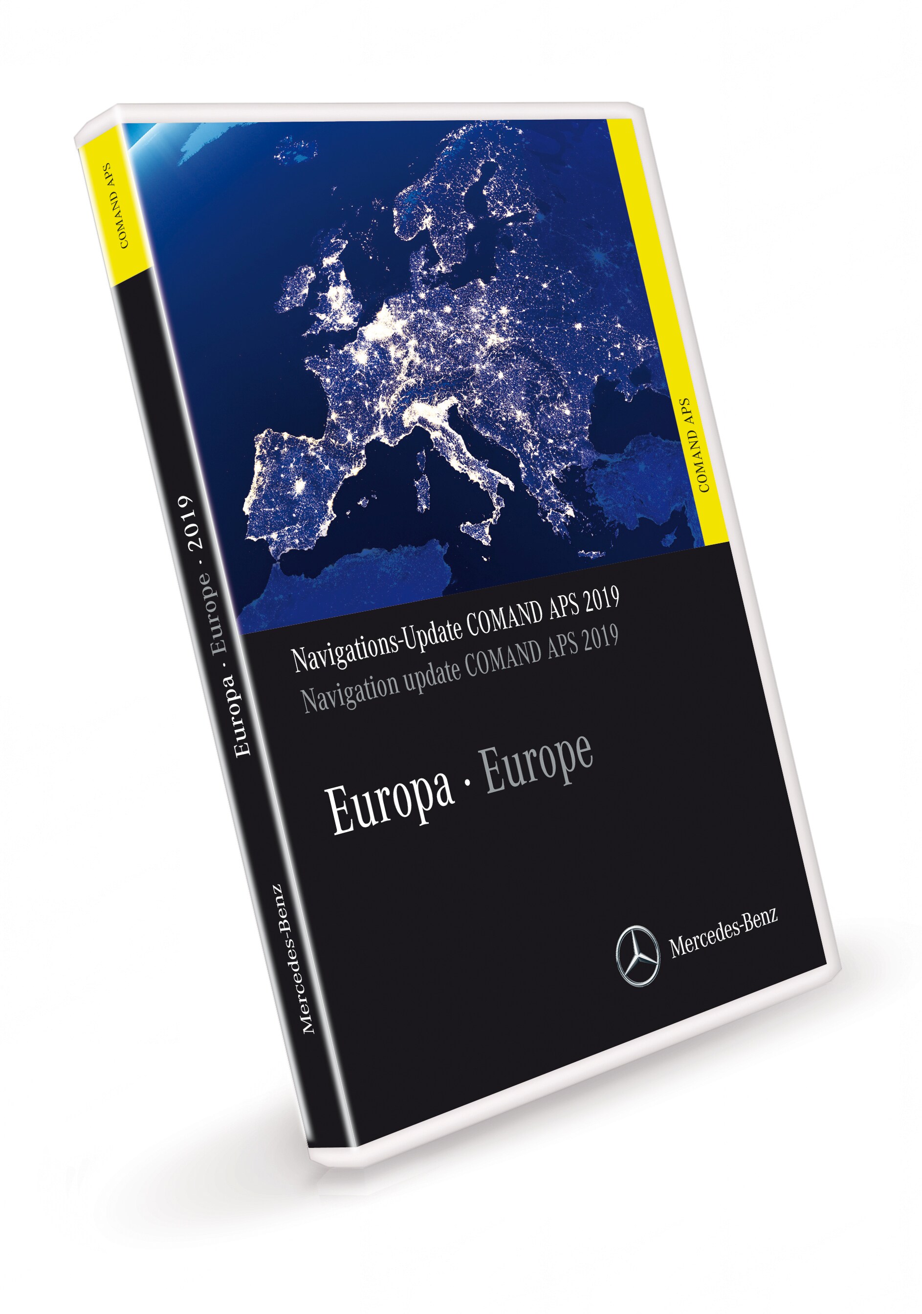 Mise à jour du logiciel de navigation, COMAND APS, Europe, Version 2018/2019, - FINAL VERSION - jaune citron, NTG2.5