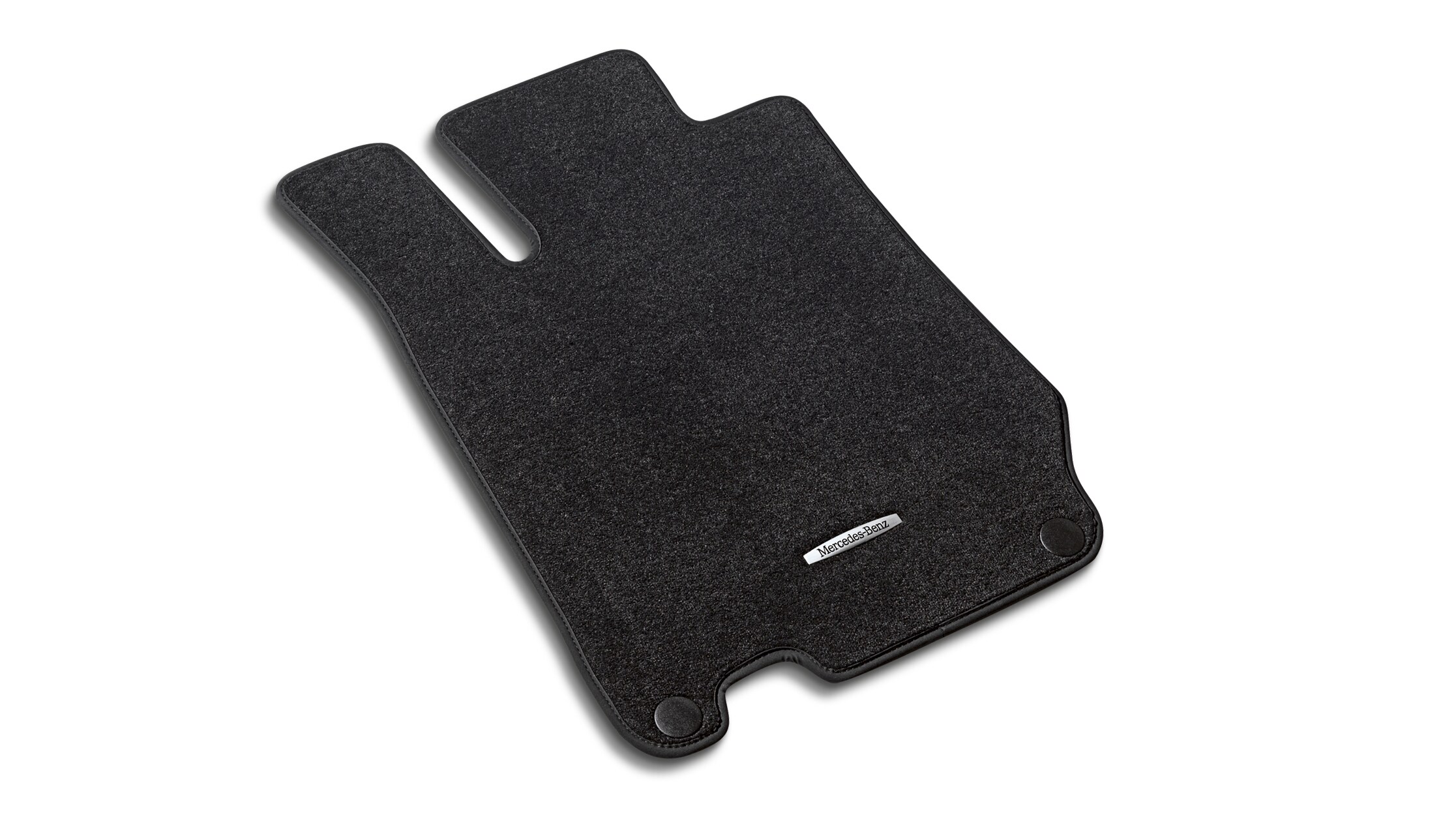 Tapis en velours CLASSIC, Kit, 2 pièces - LL, noir