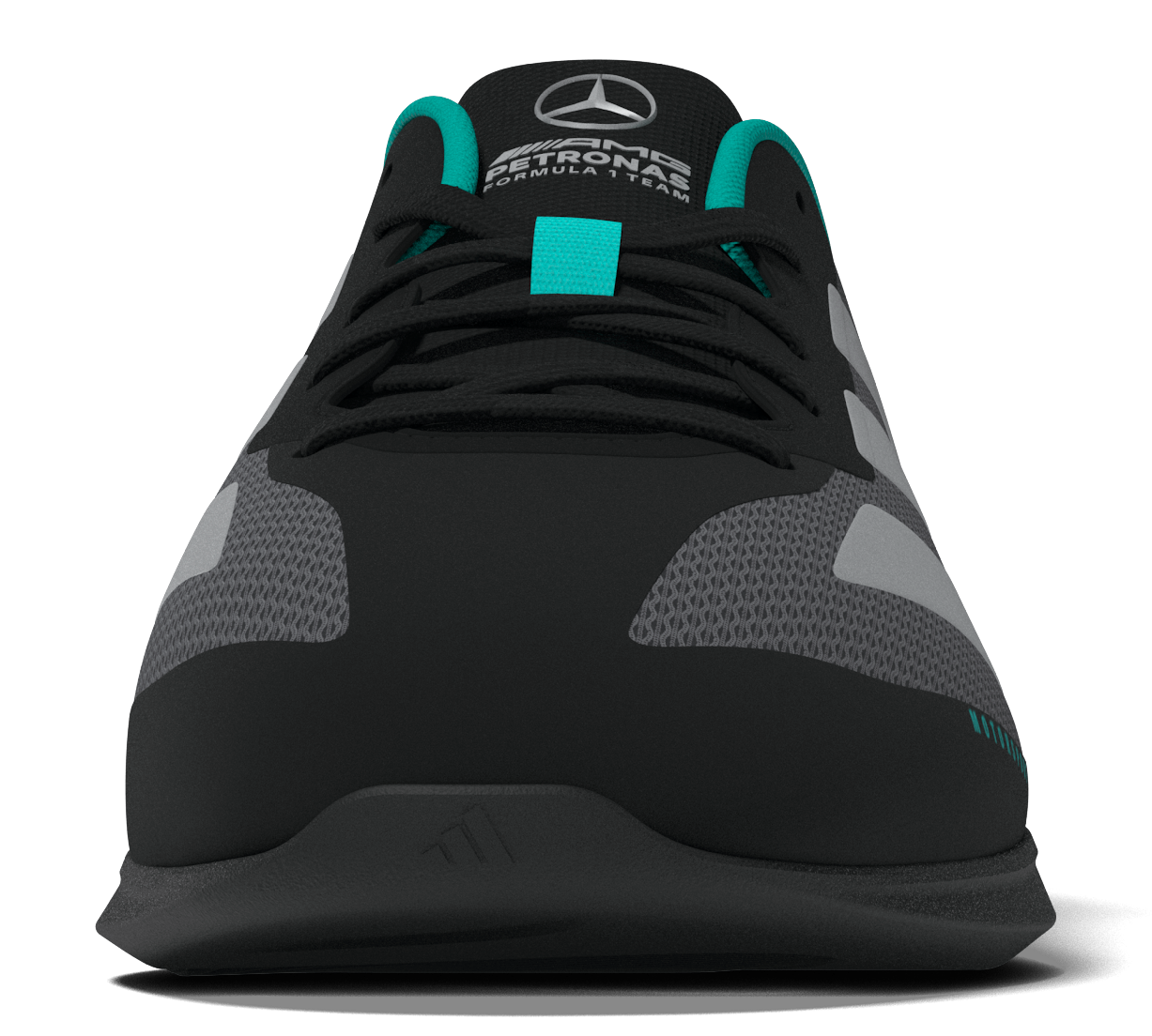 Chaussures de sport, Feroza Base, Mercedes-AMG F1 - noir / argenté, 8, adidas