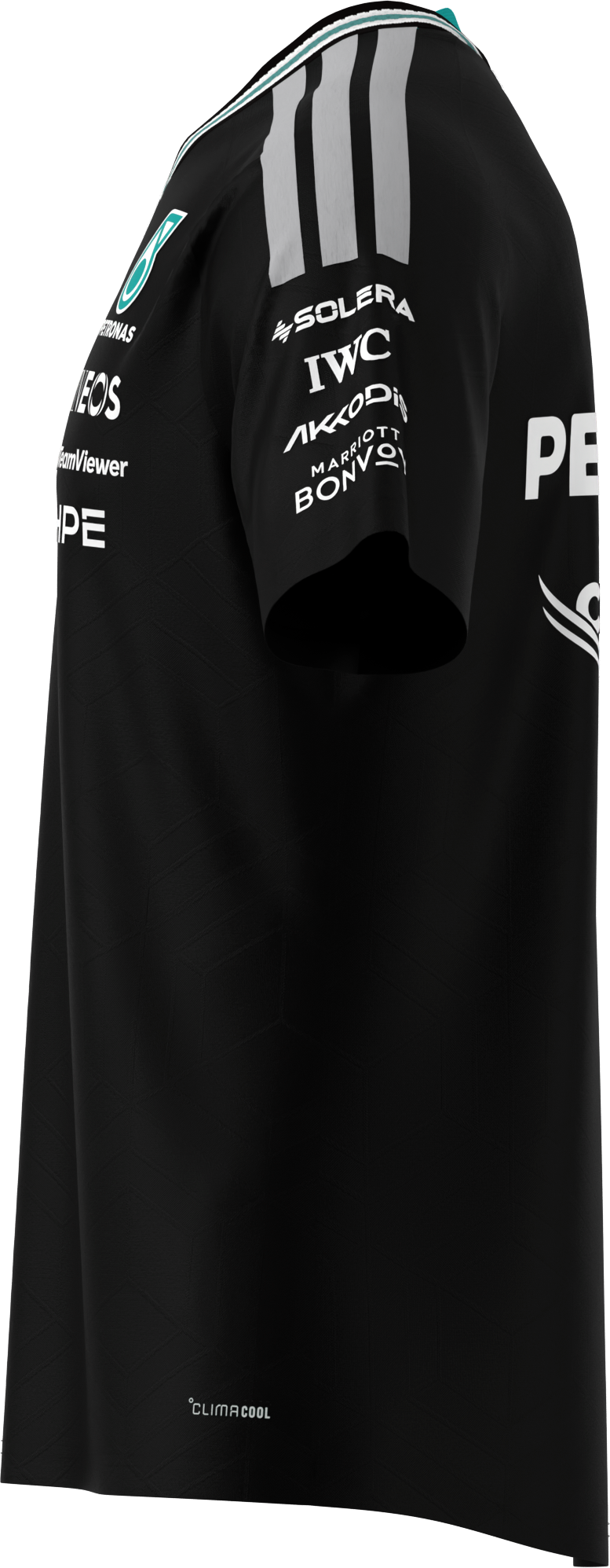T-shirt homme, Pilote Authentic, Mercedes-AMG F1 - noir, S