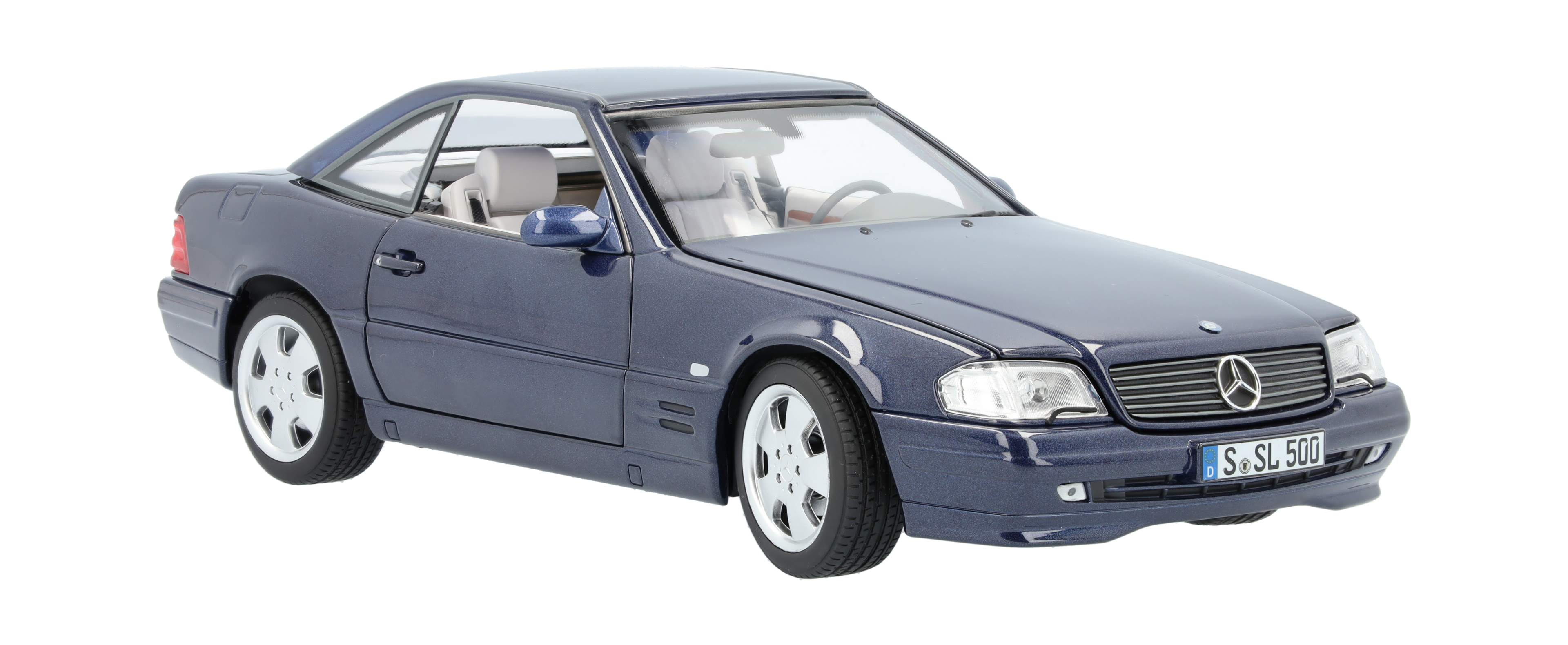 SL 500 R129, (1998-2001) - bleu azur, Norev, 1:18