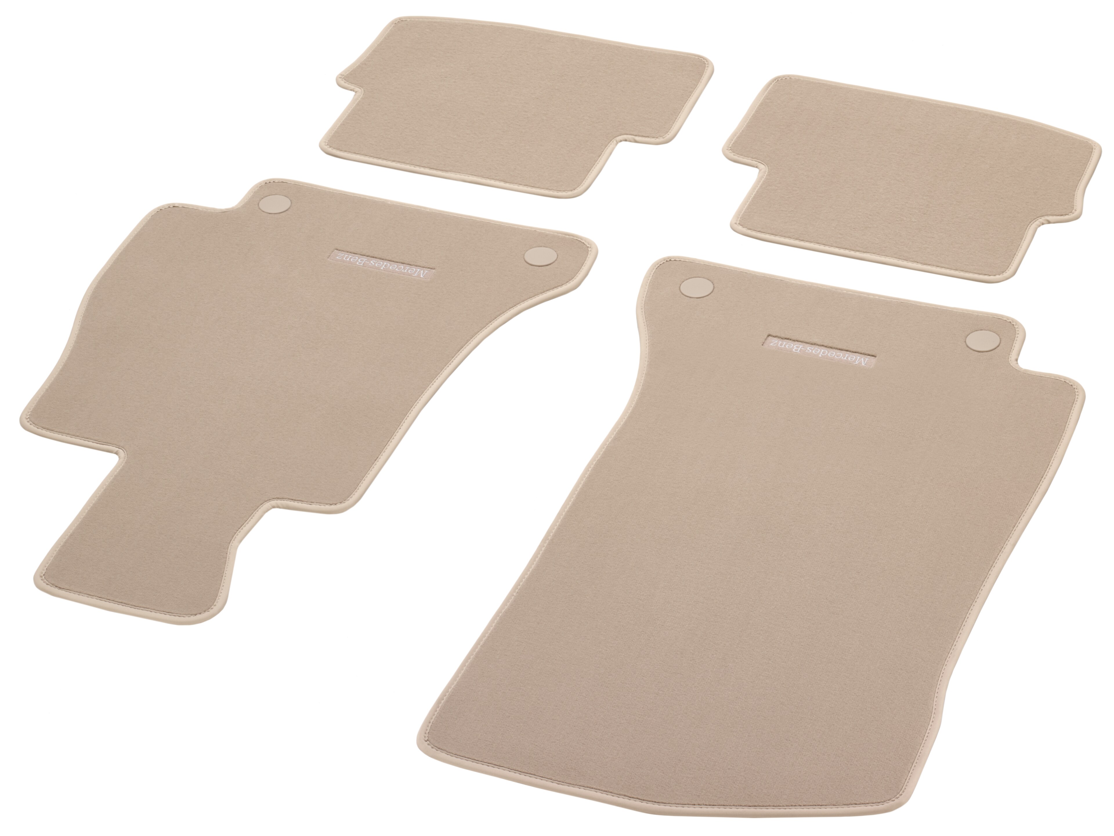 Tapis en velours CLASSIC, Kit, 4 pièces - RL, beige soie