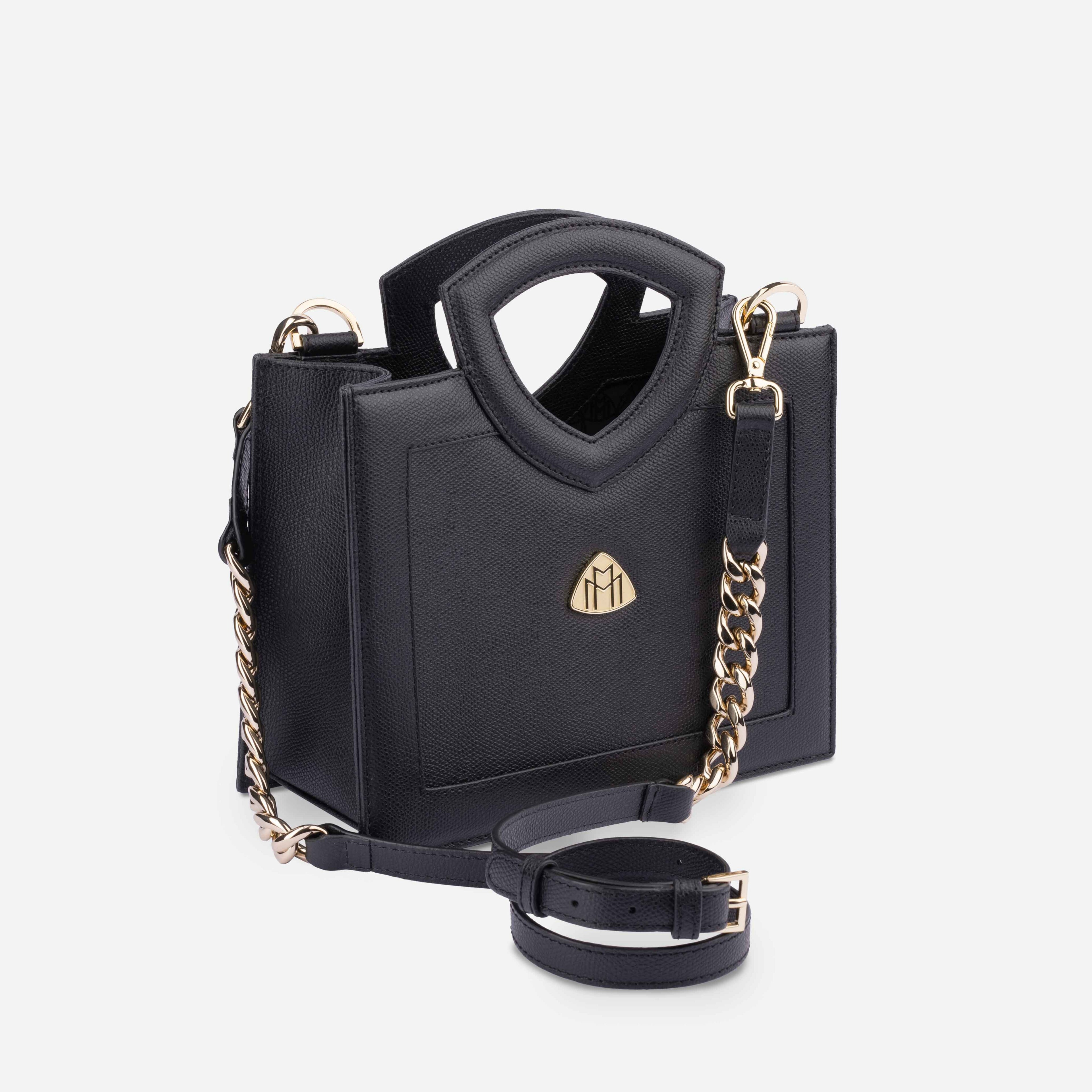 Sac à main femme, Mercedes-Maybach - noir, Cuir