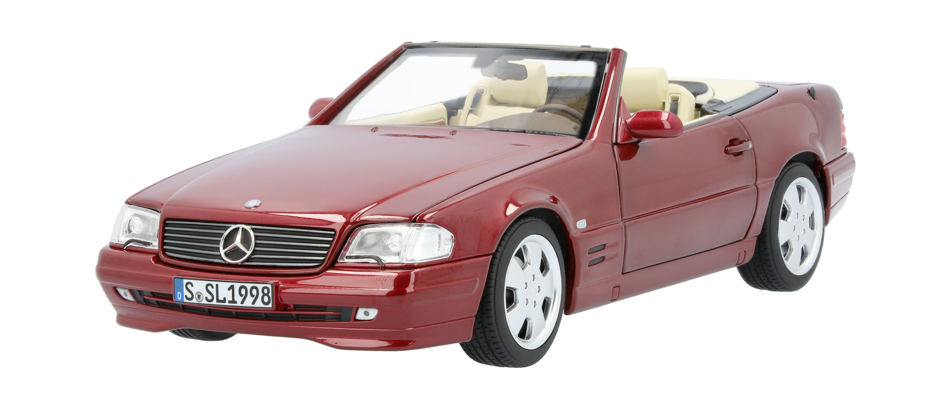 SL 500 R129, (1998-2001) - rouge ambre, Norev, 1:18