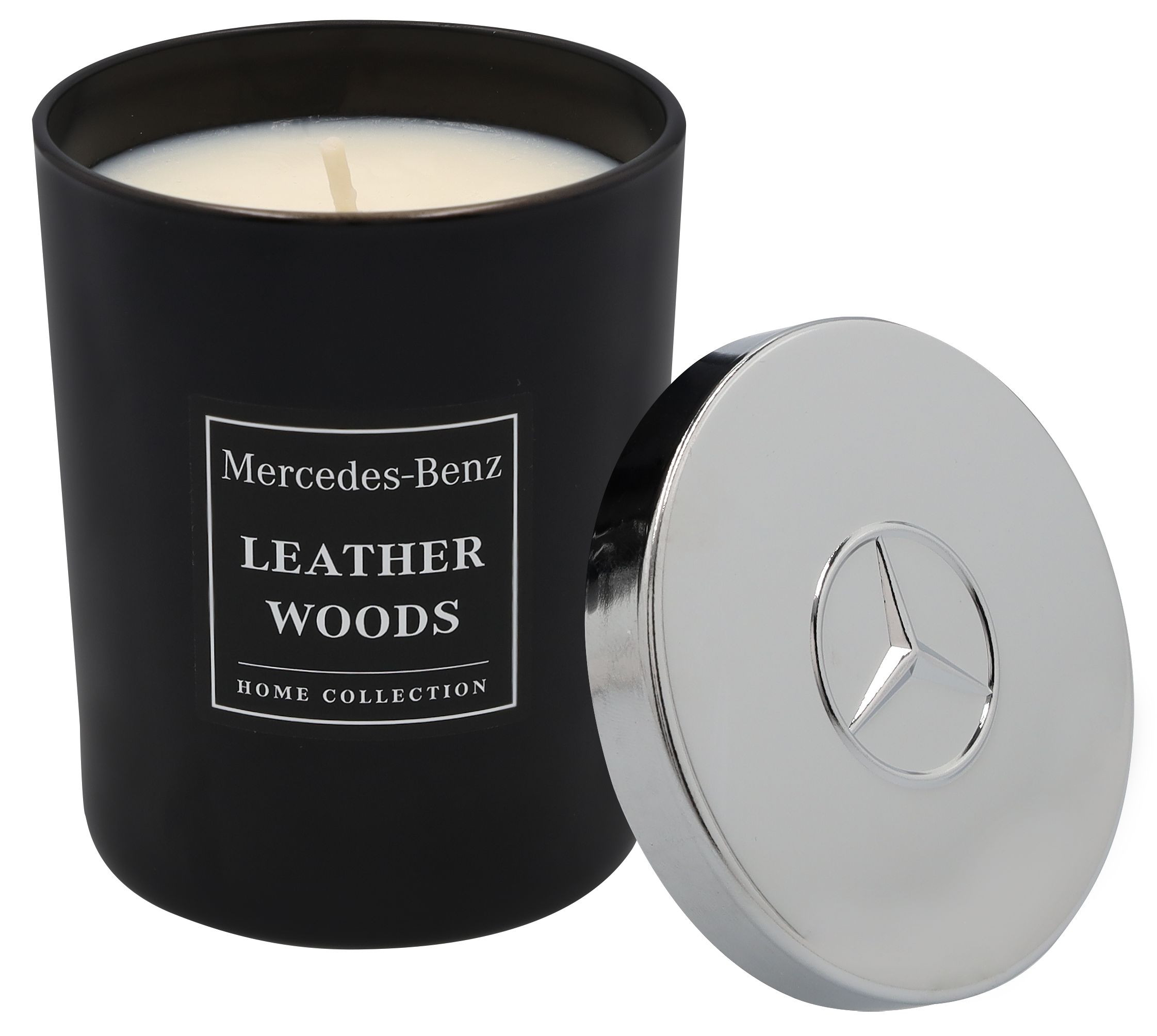 Duftkerze, Leather Woods, 180 g - INCC
