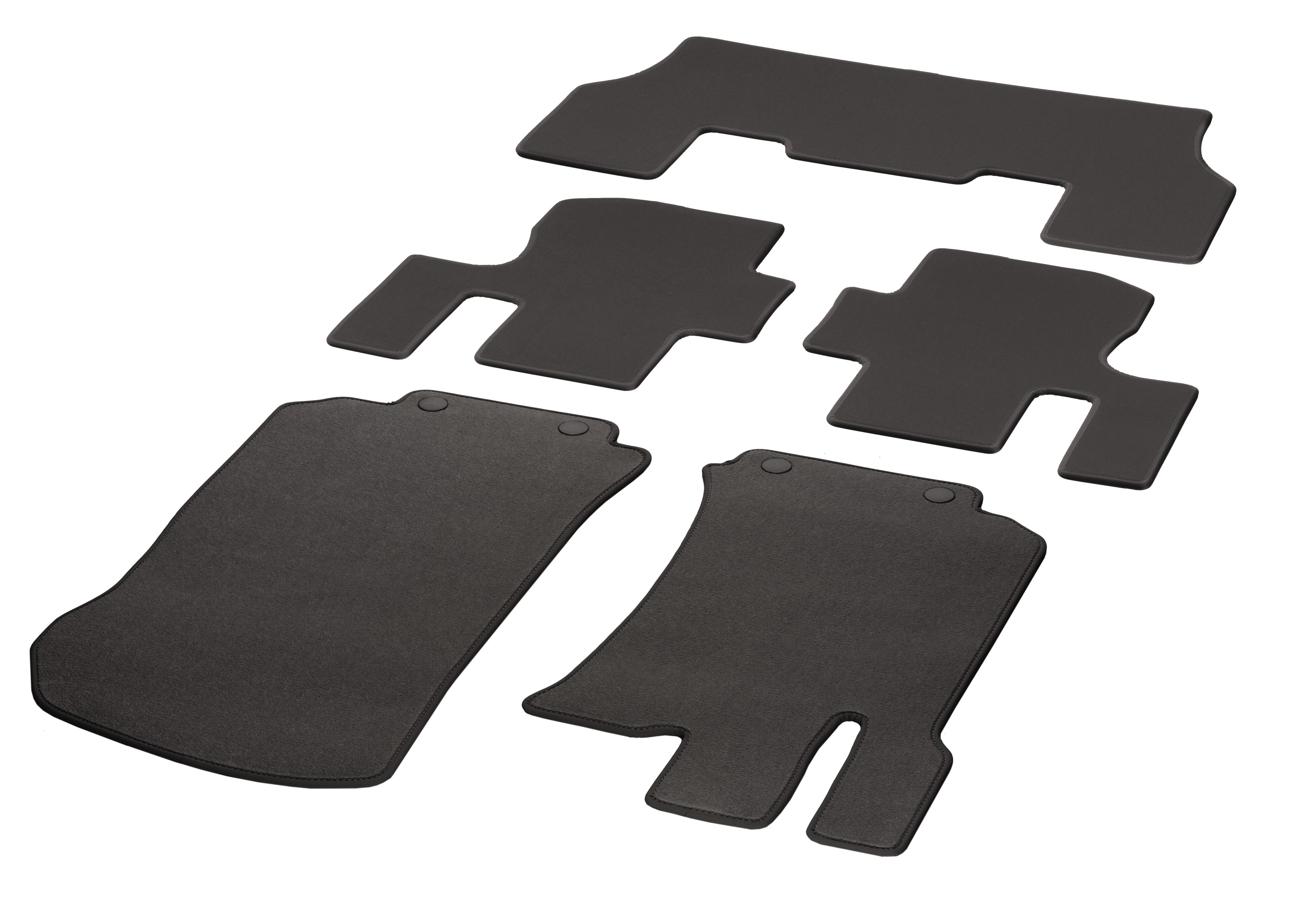 Tapis en velours CLASSIC, Kit, 5 pièces