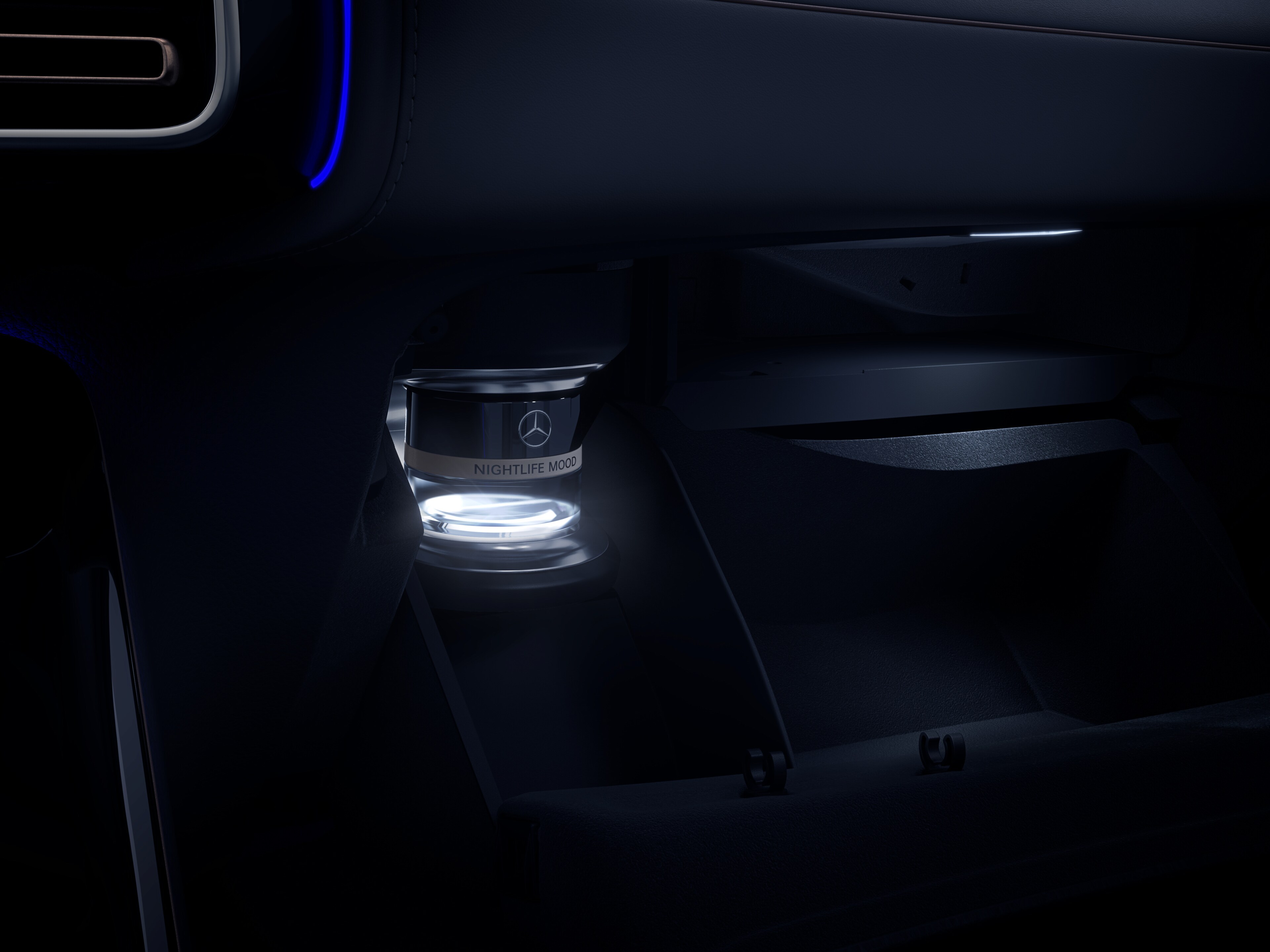 Porte-flacon, pour parfum intérieur - noir