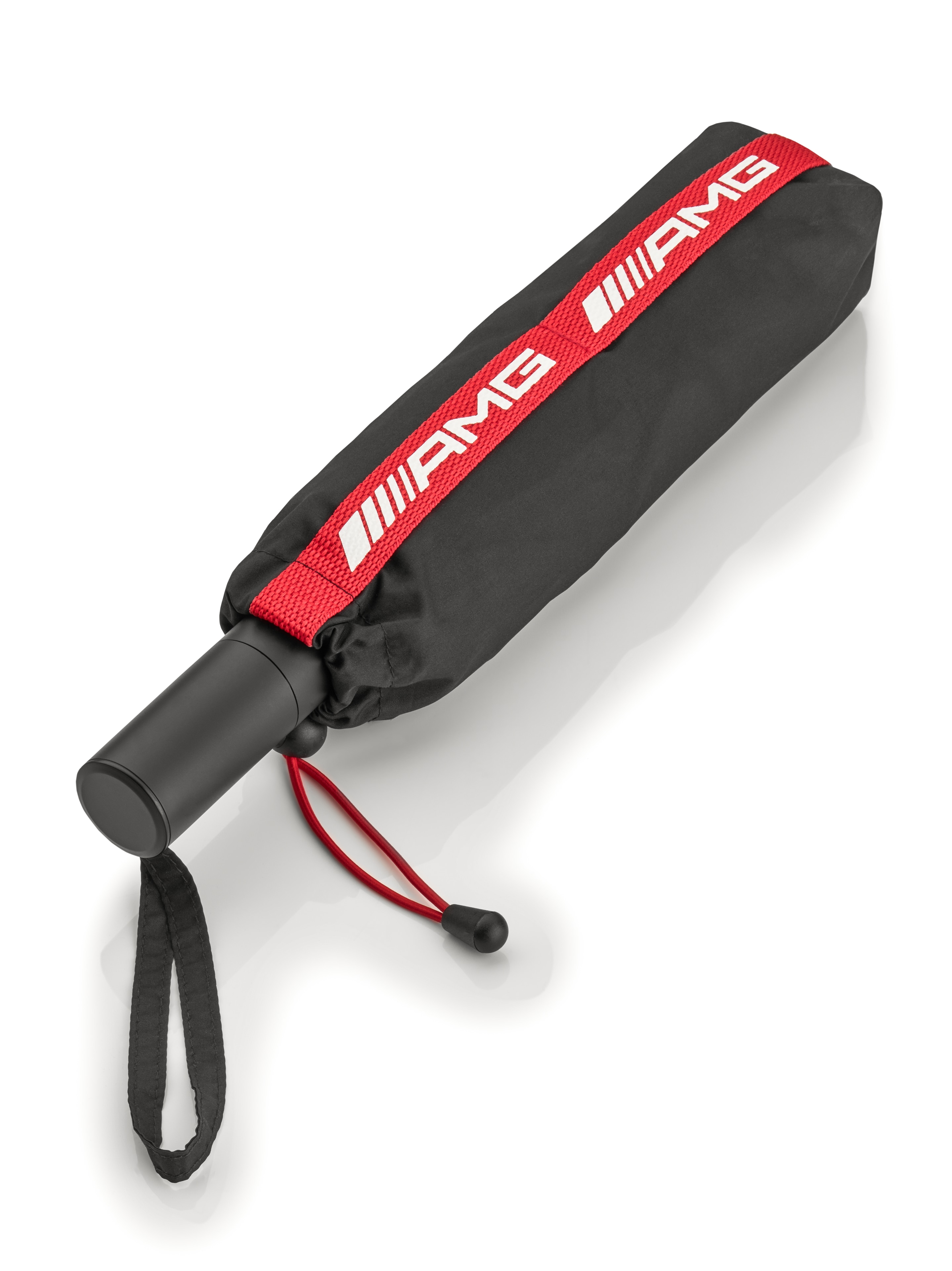 Parapluie de poche AMG - noir, Polyester