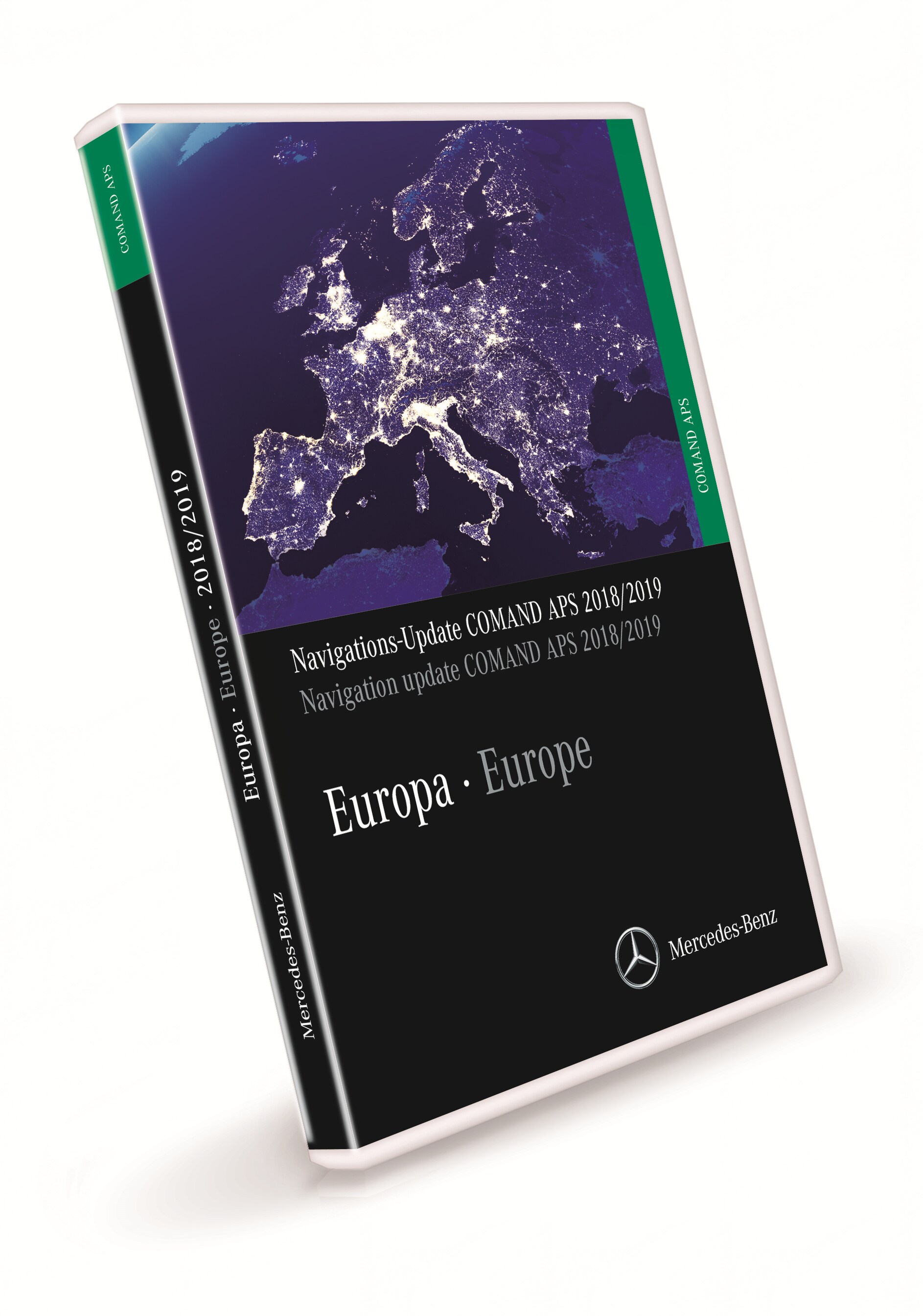 DVD de navigation, COMAND APS, Europe, Version 2018/2019, Final Edition - vert, NTG1