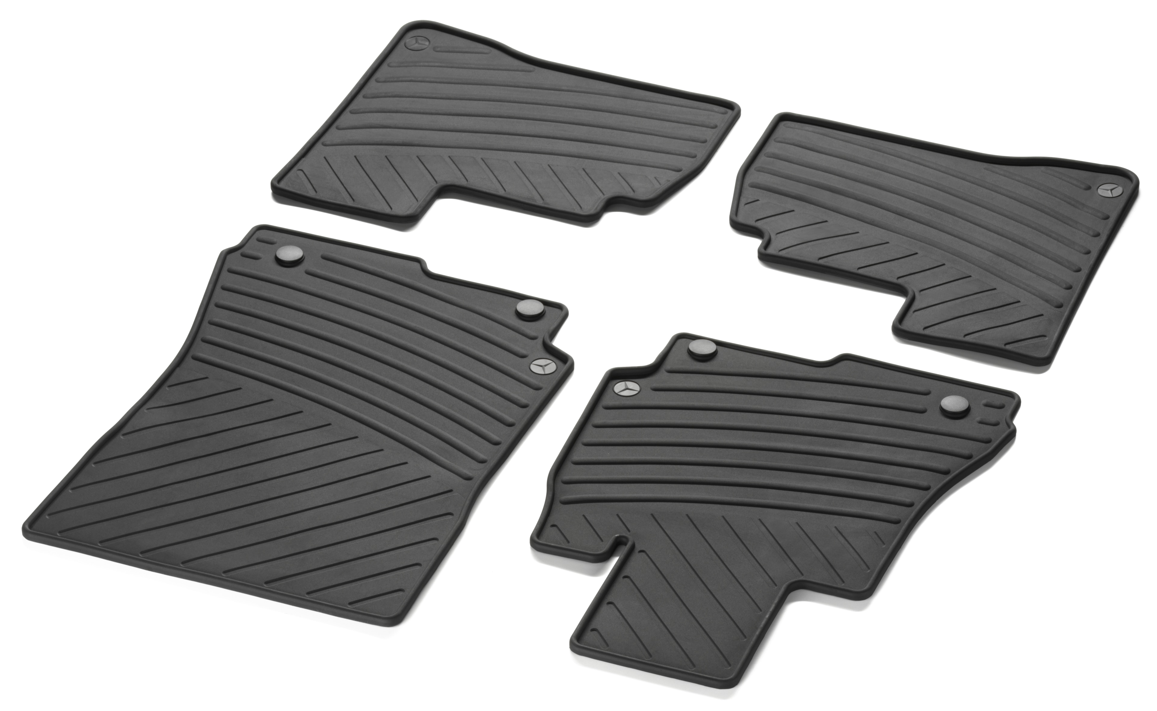 Tapis toutes saisons CLASSIC, Kit, 4 pièces - LL, noir